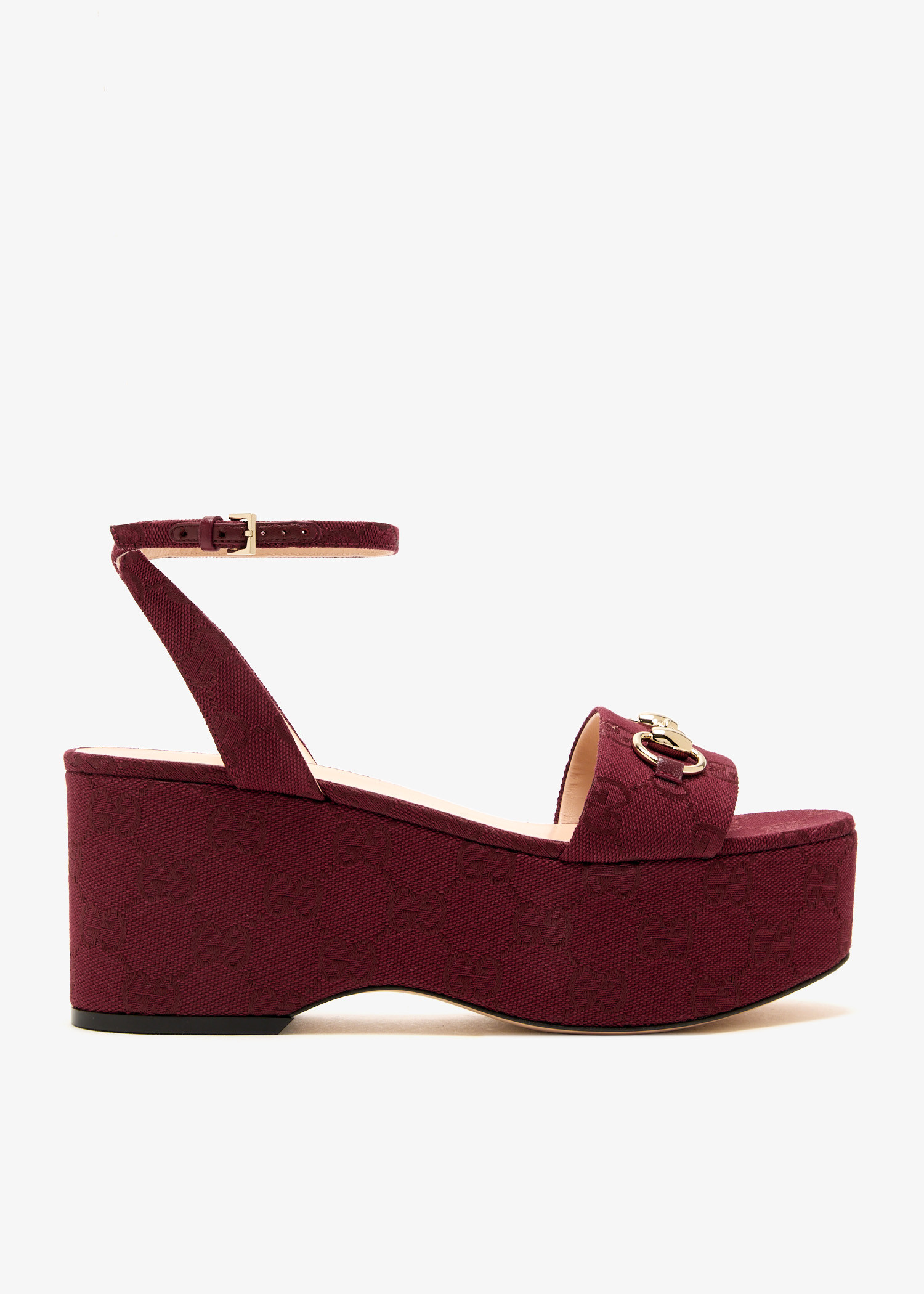 Horsebit flatform sandals, Red
Horsebit flatform sandals, Red