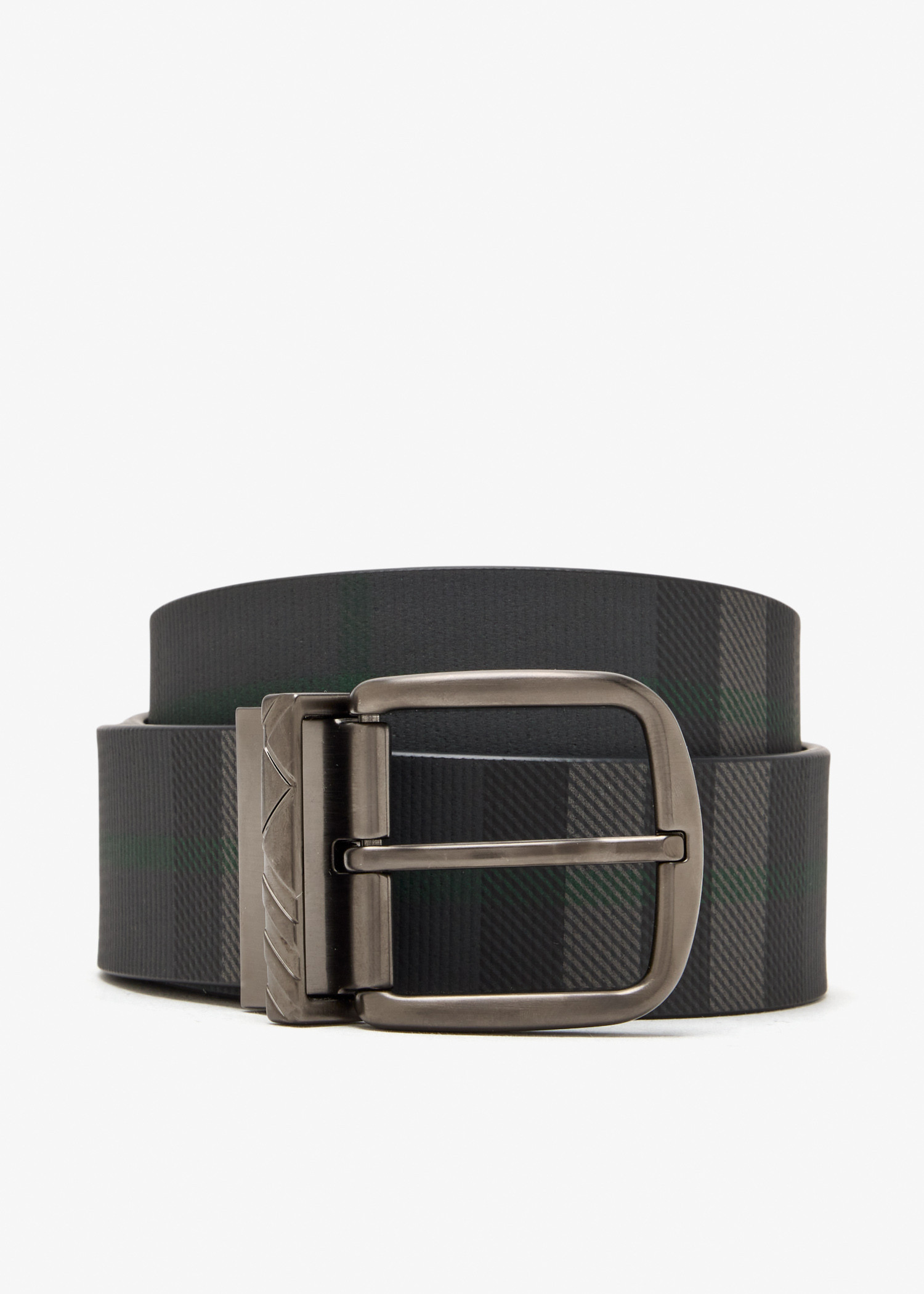 Thin Check TB belt, Black
Thin Check TB belt, Black