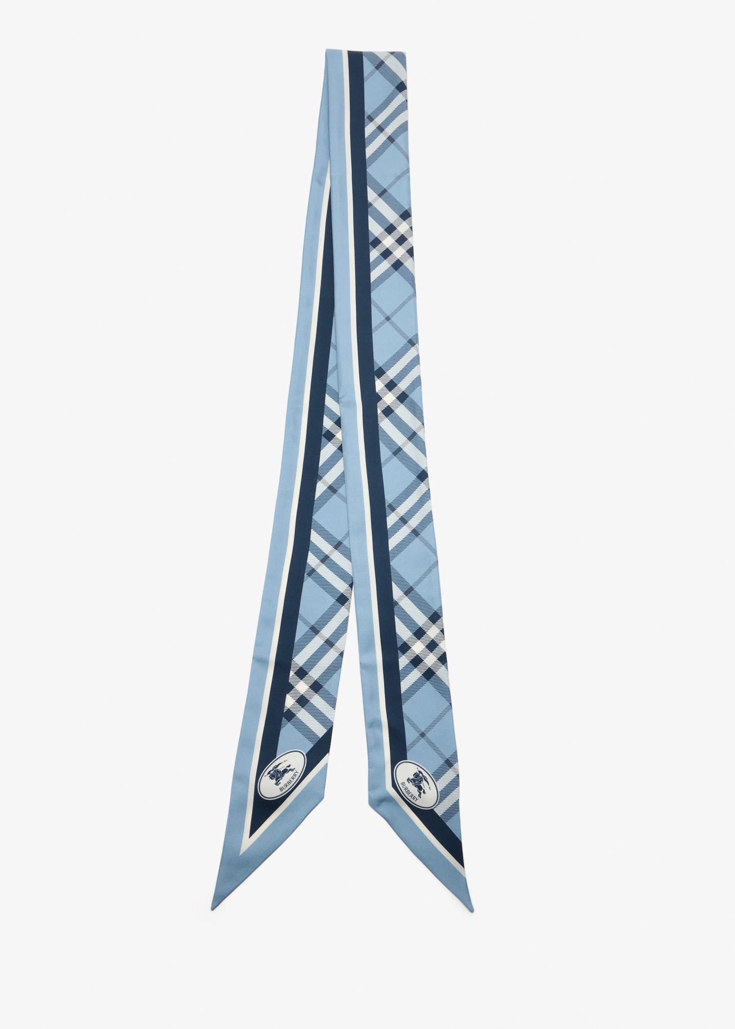 Skinny Check silk scarf, Printed
Skinny Check silk scarf, Printed