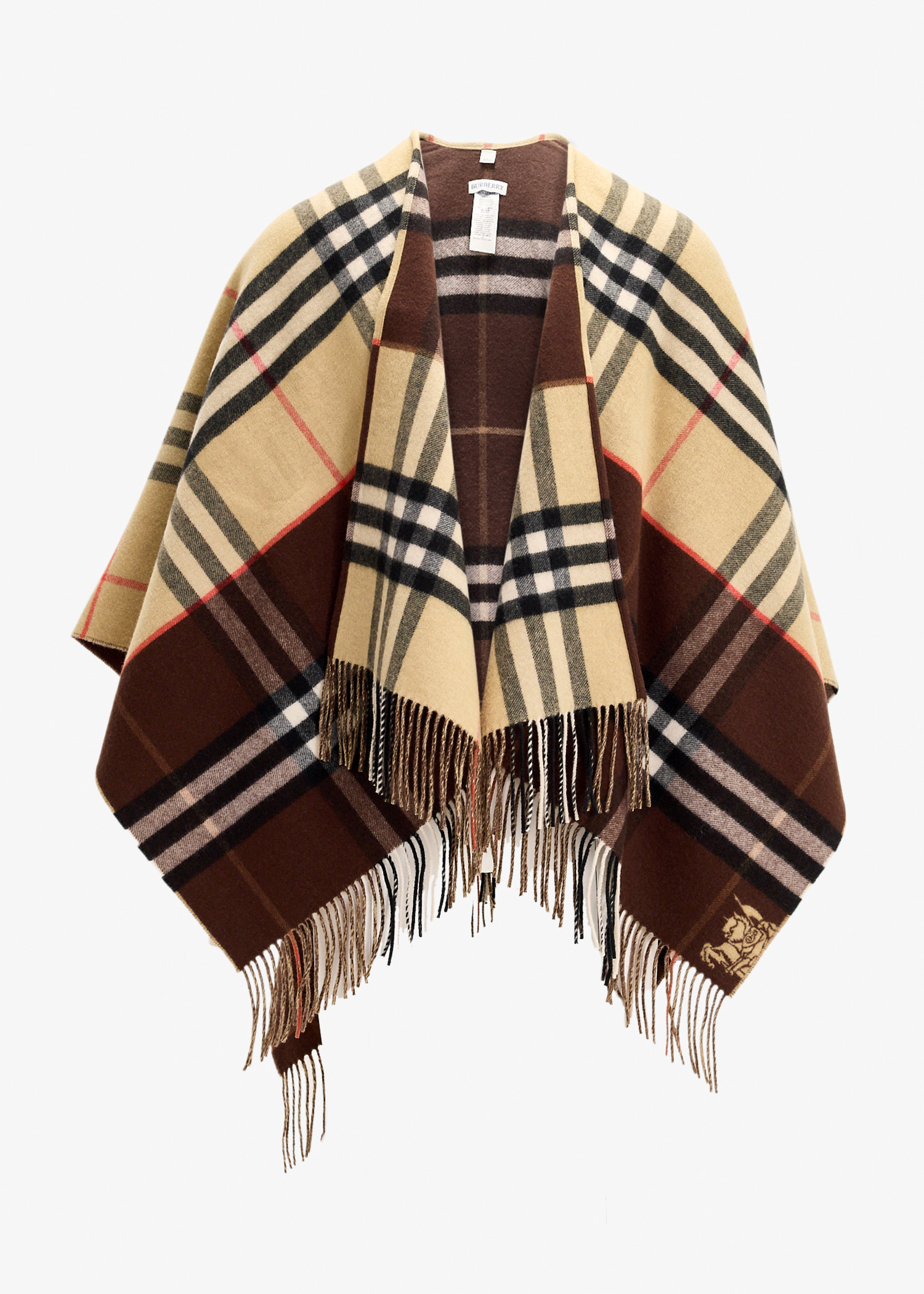 Contrast Check cape, Brown
Contrast Check cape, Brown