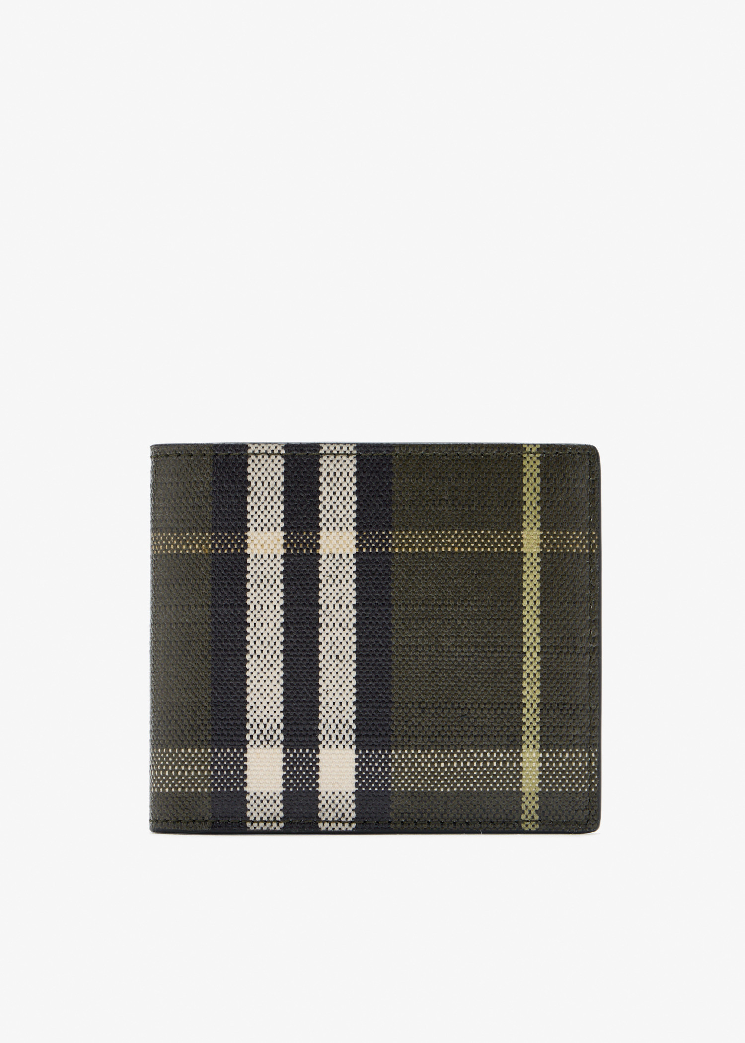 Check bifold wallet, Green
Check bifold wallet, Green