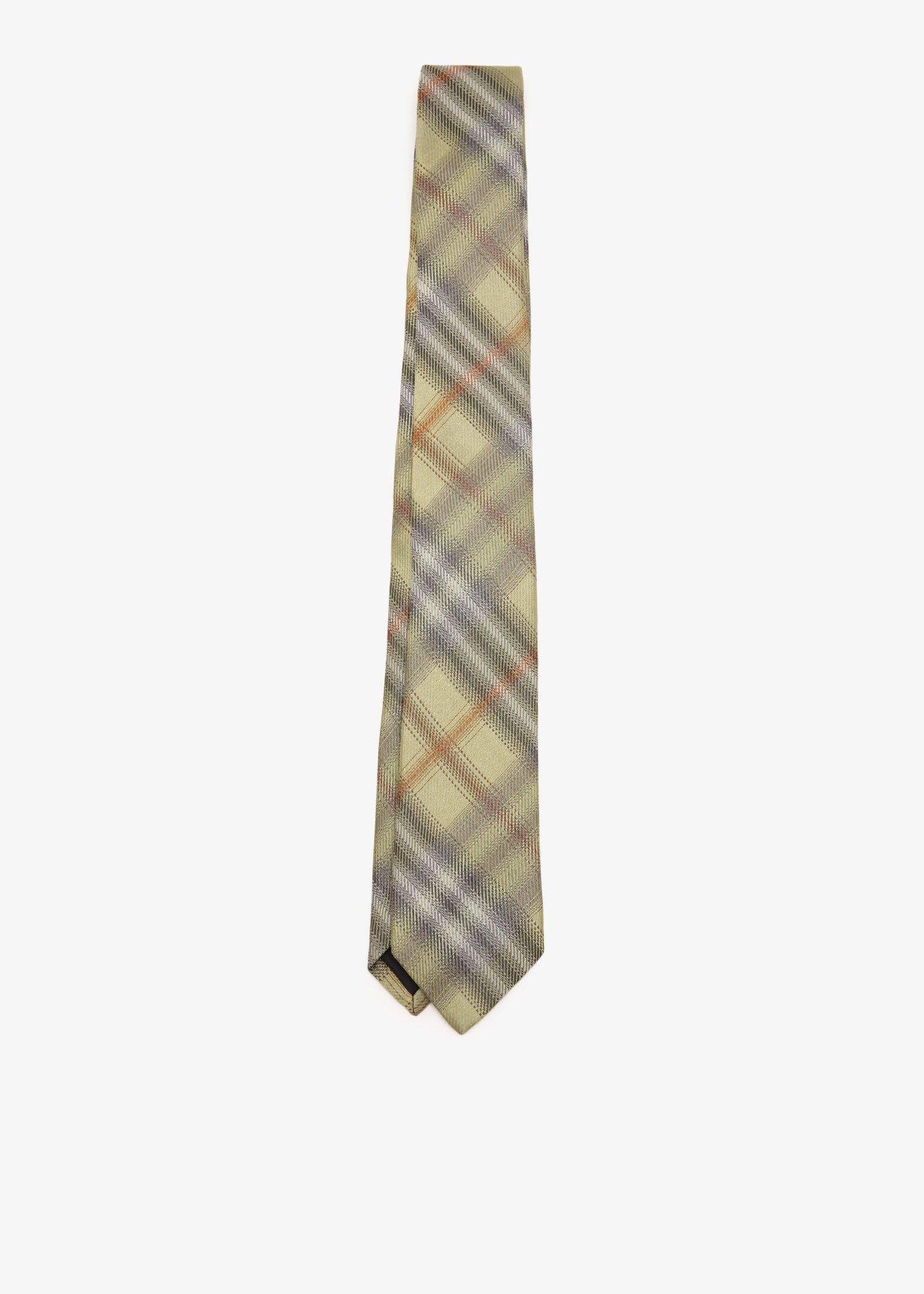 Check Silk Tie, Khaki
Check Silk Tie, Khaki