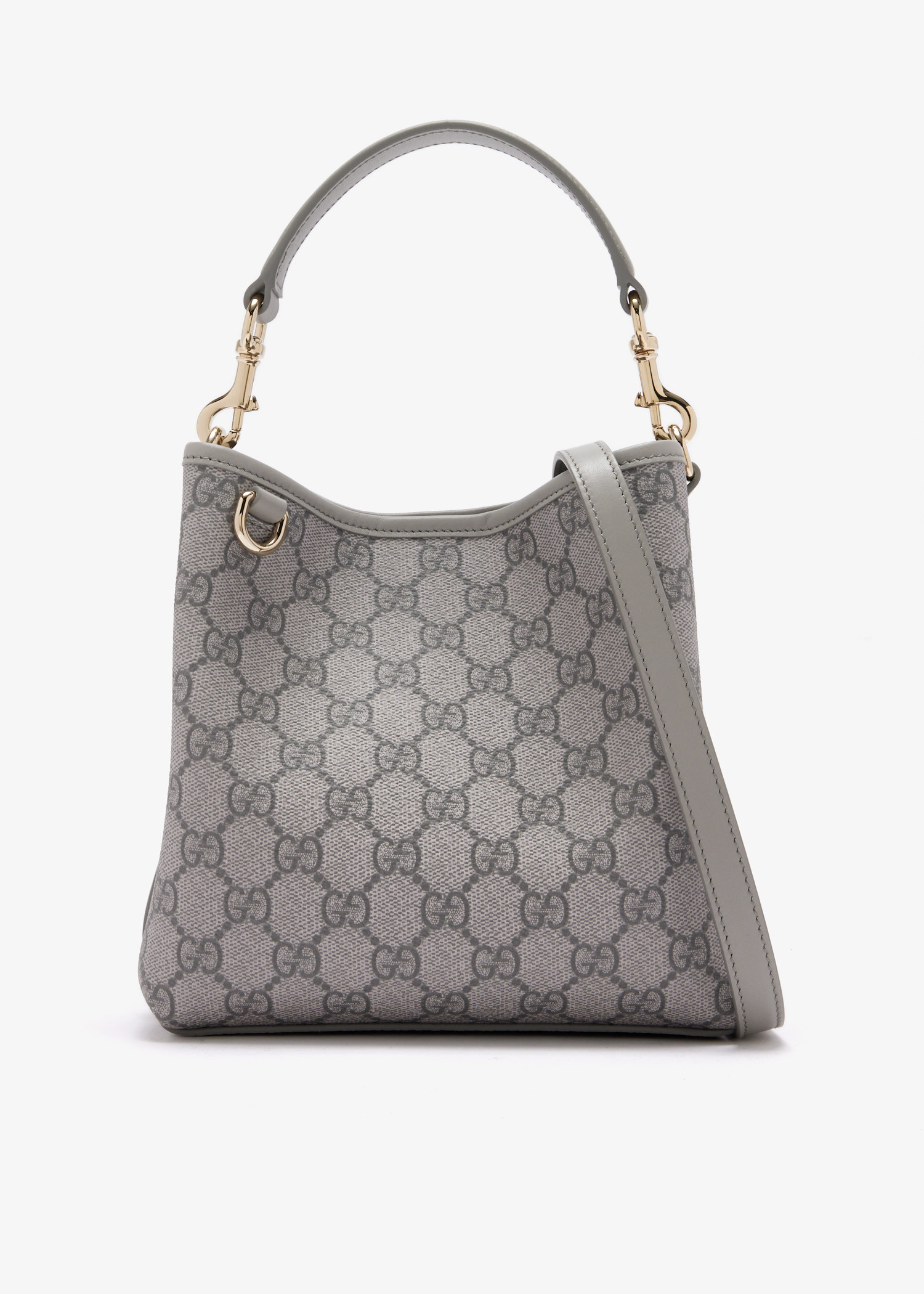 GG Emblem small bucket bag, Grey
GG Emblem small bucket bag, Grey