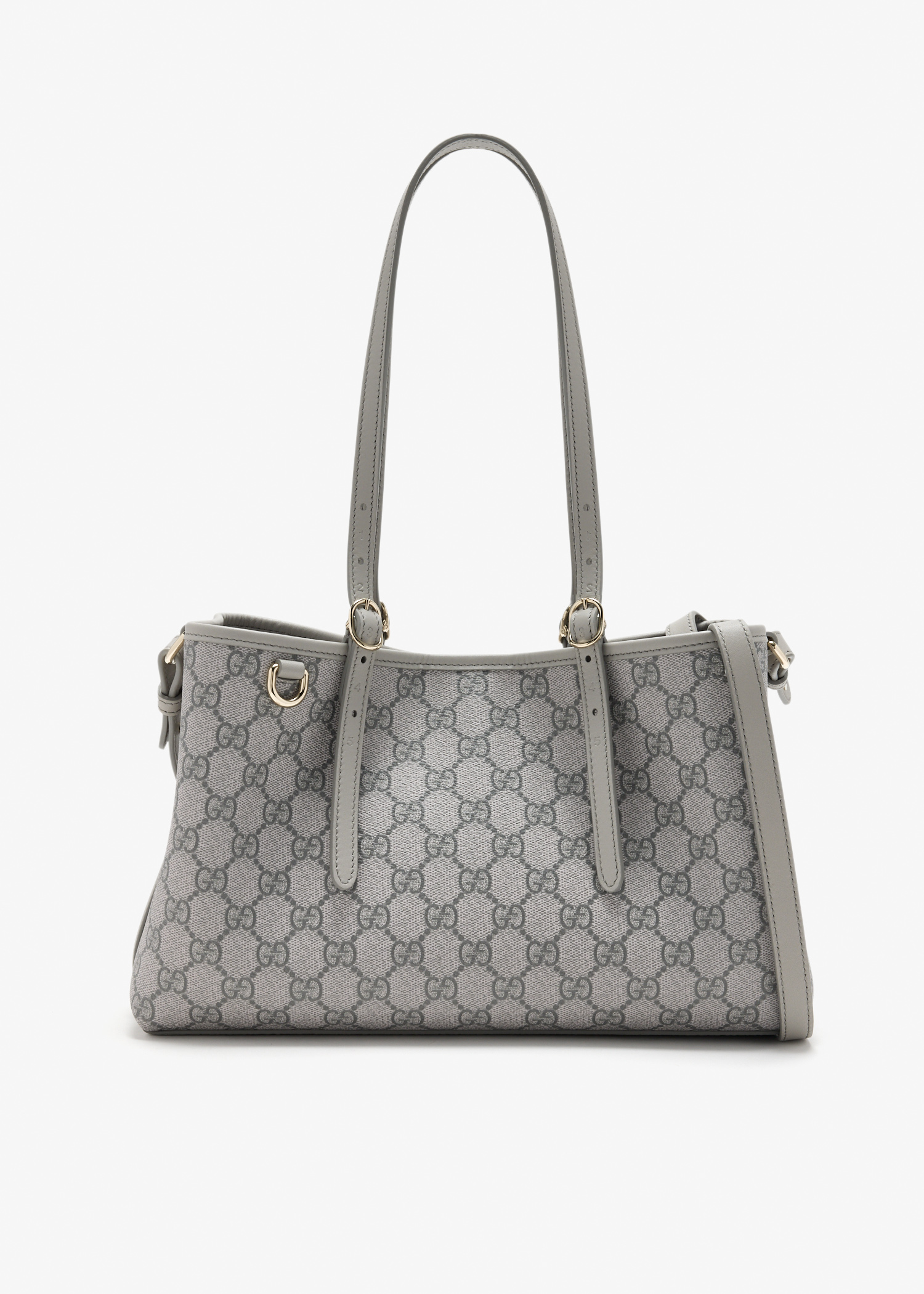 GG Emblem small tote bag, Grey
GG Emblem small tote bag, Grey