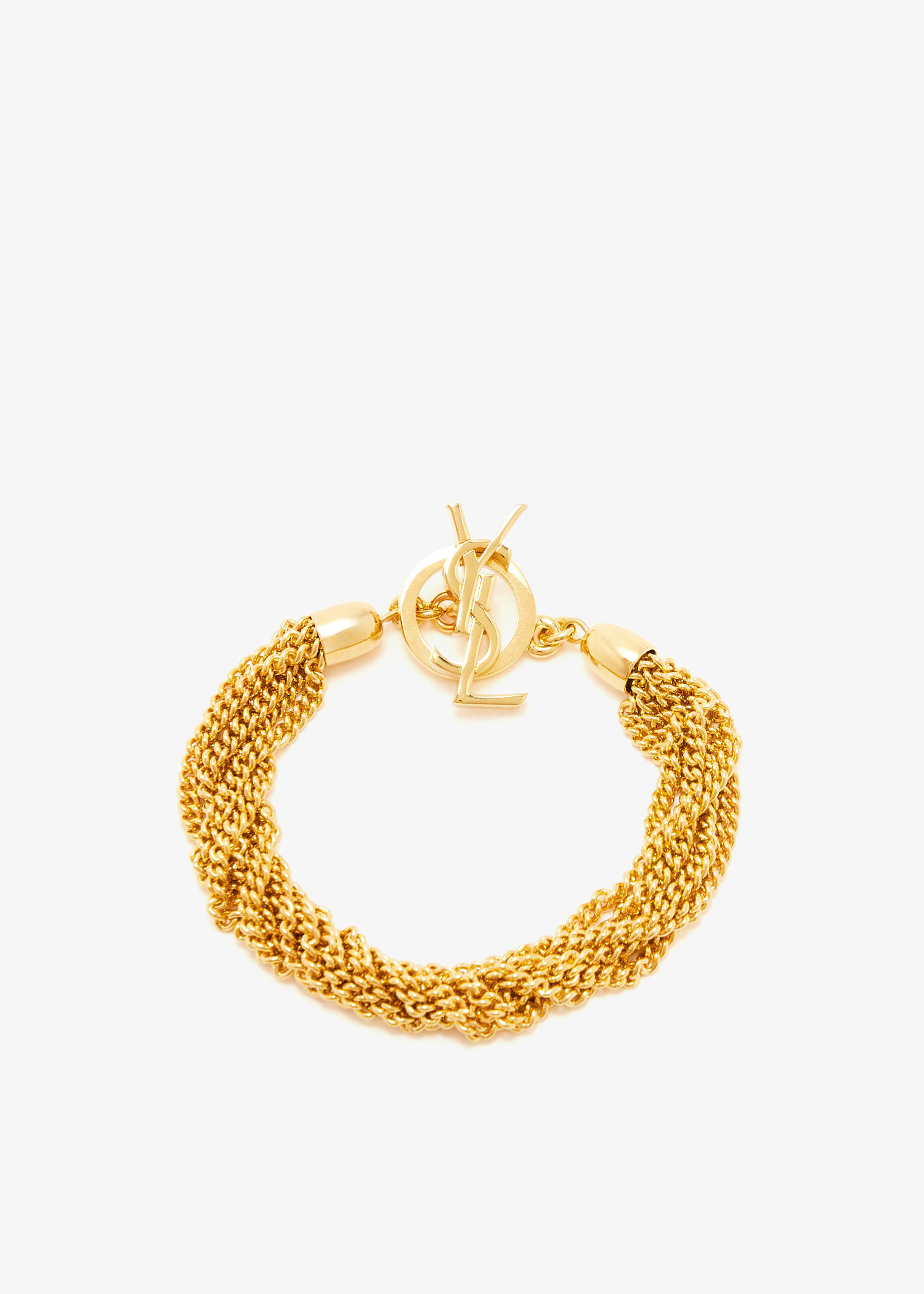 Cassandre multichain T bar bracelet, Gold
Cassandre multichain T bar bracelet, Gold
