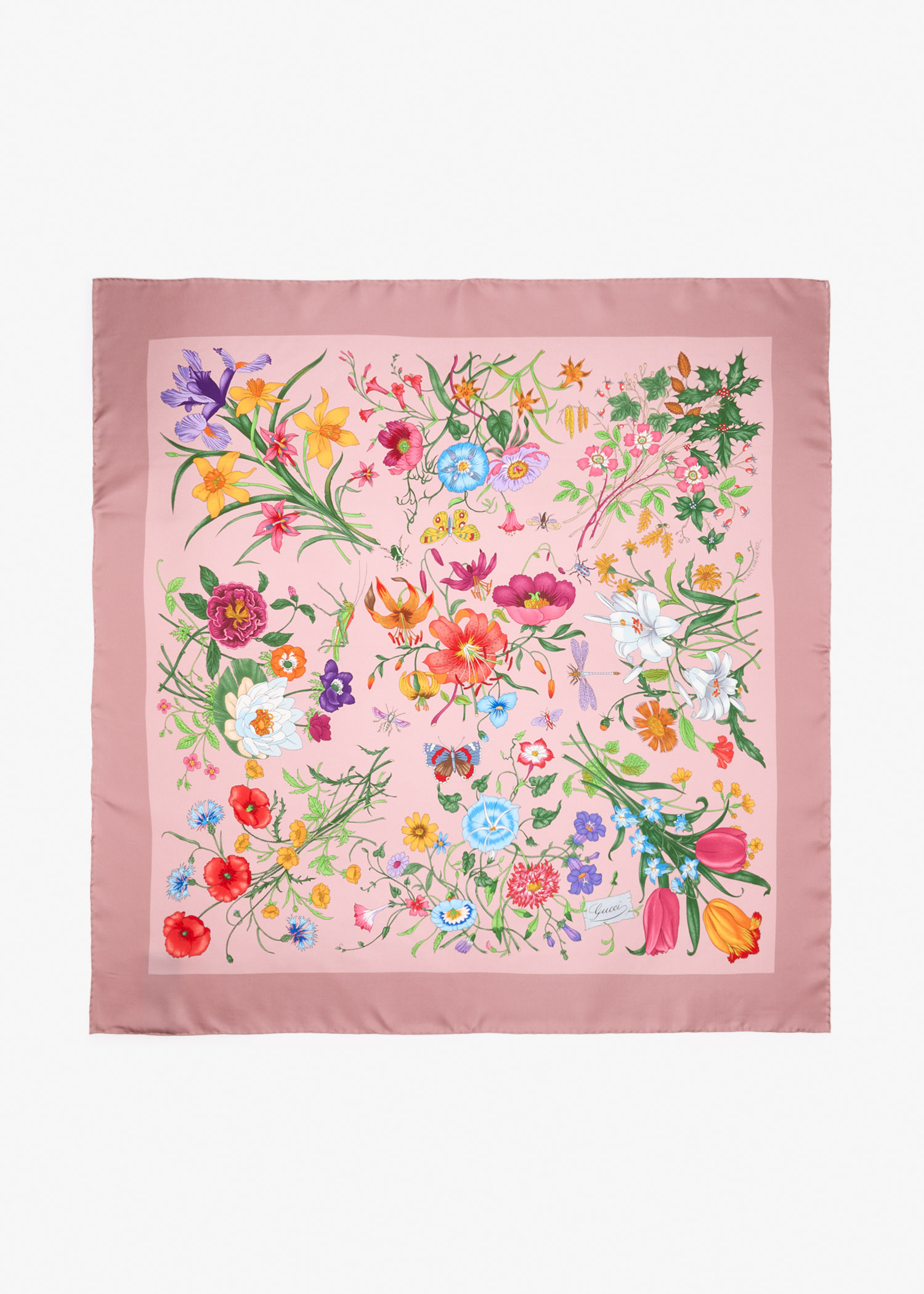 Printed silk carré
Printed silk carré