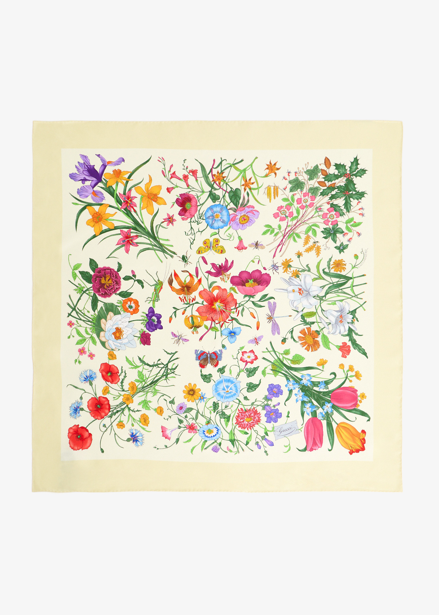 Printed silk twill carré
Printed silk twill carré