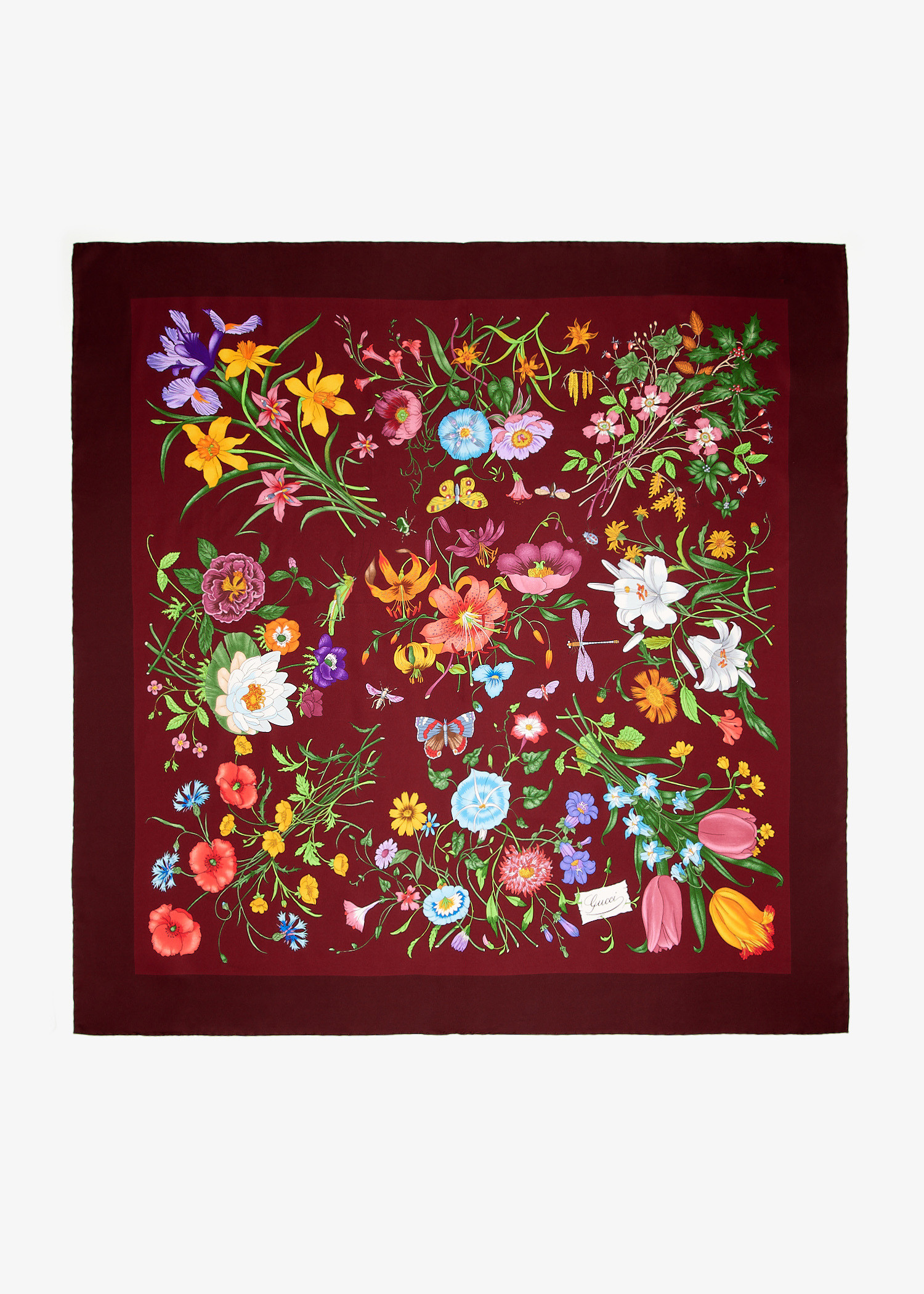 Printed silk carré
Printed silk carré