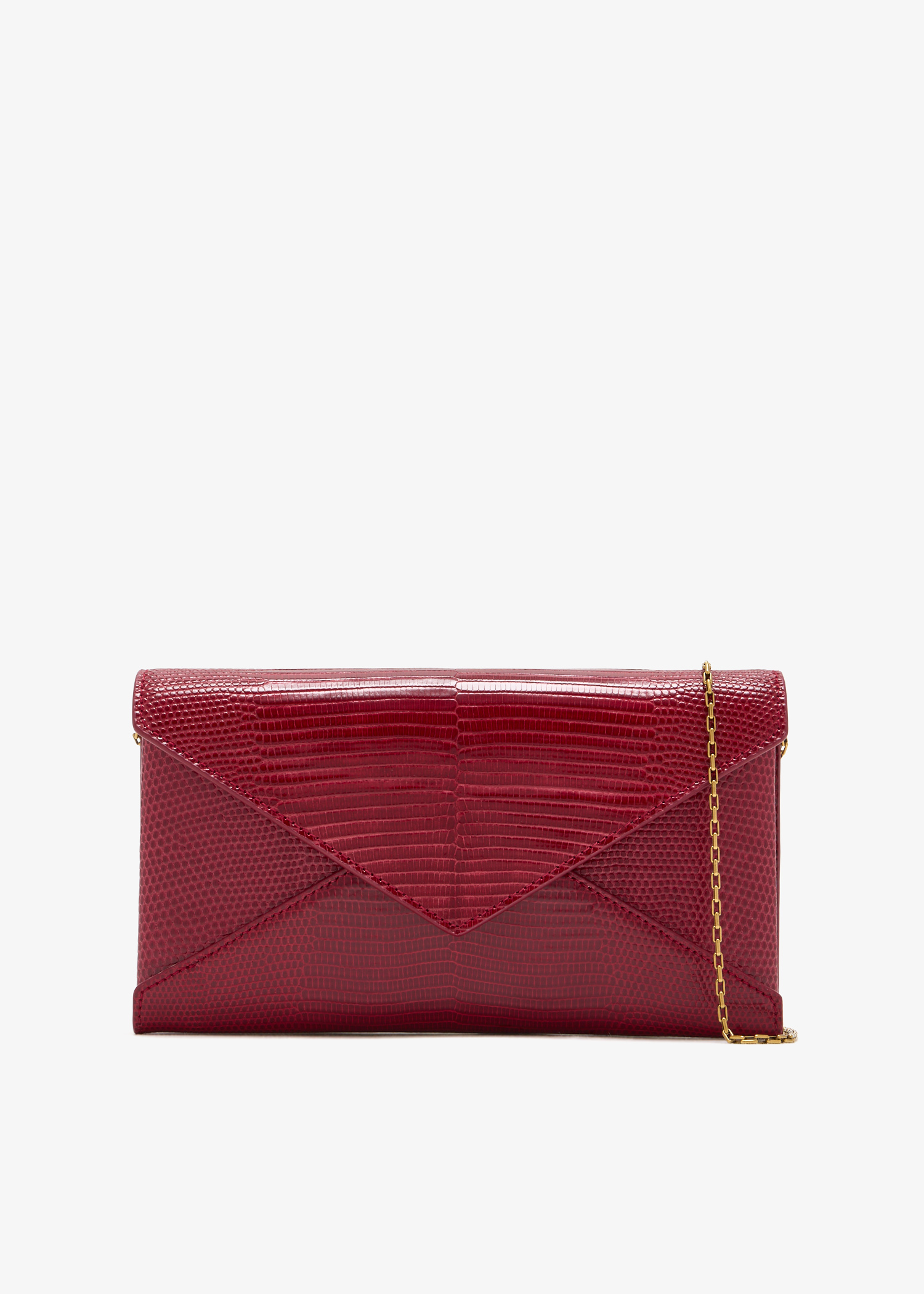 Large flap chain wallet, Red
Large flap chain wallet, Red