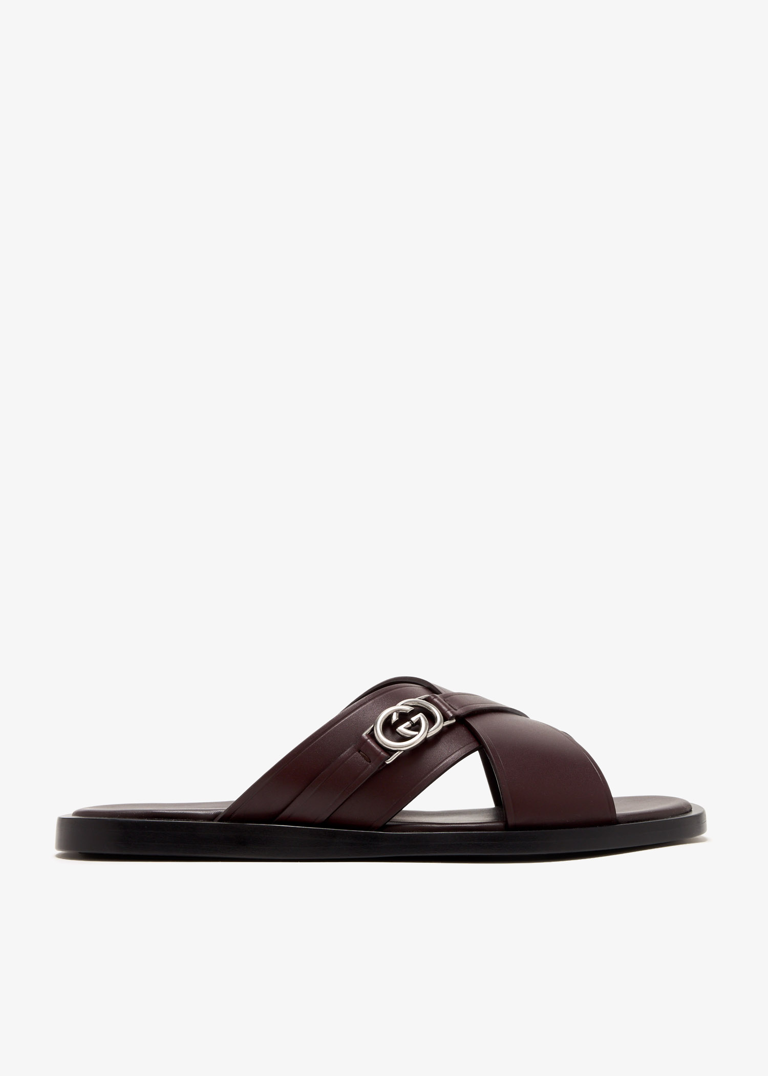 Interlocking G sandals, Burgundy
Interlocking G sandals, Burgundy