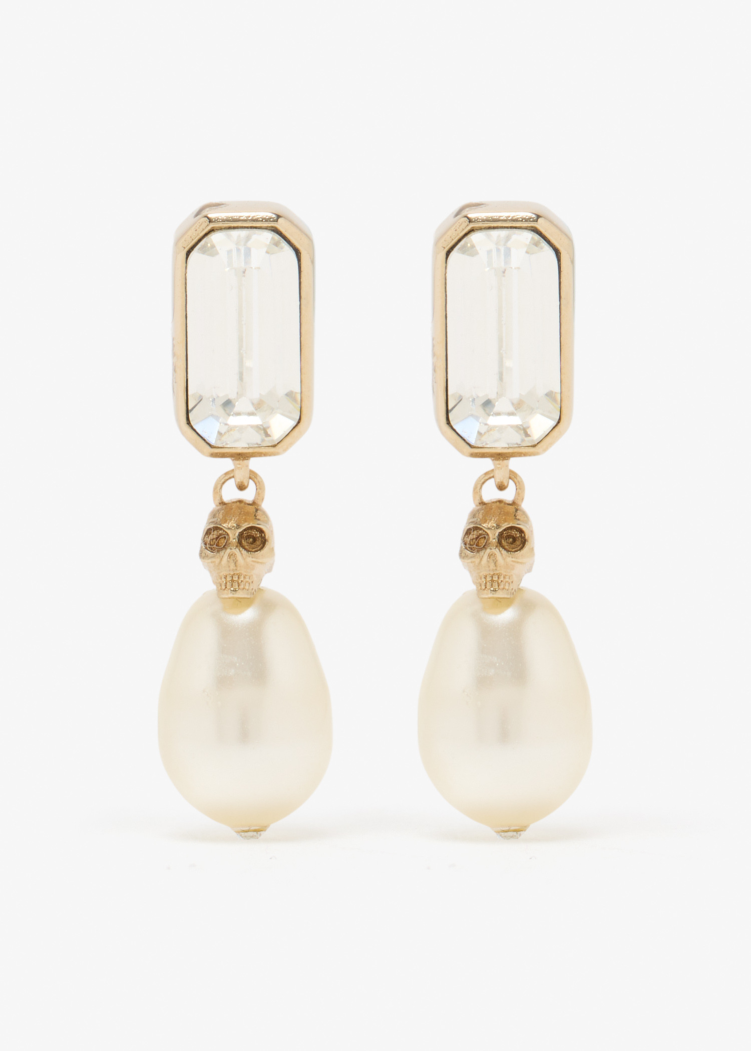 Skull & Crystal earrings, Gold
Skull & Crystal earrings, Gold