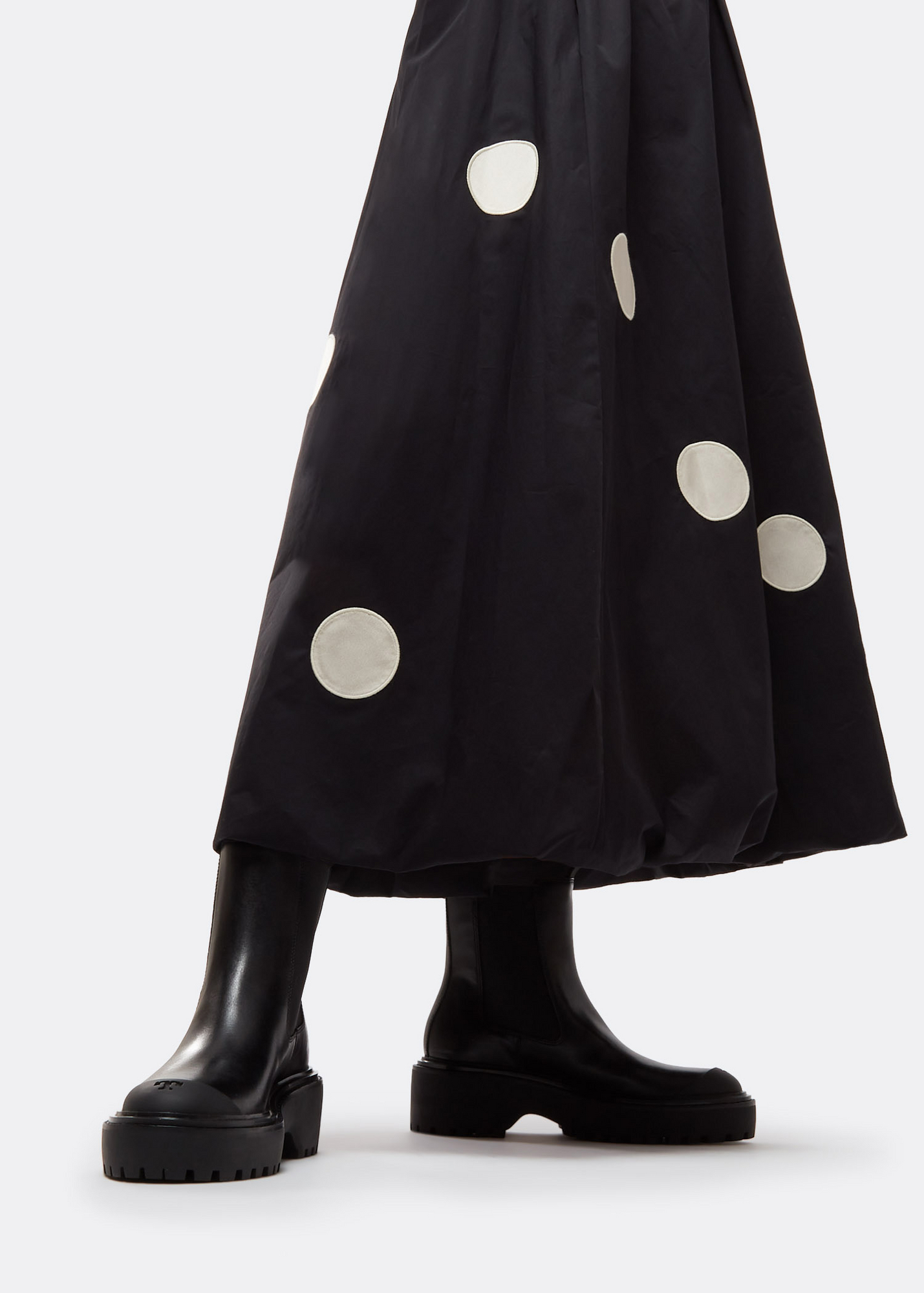 Chelsea lug flatform boots, Black