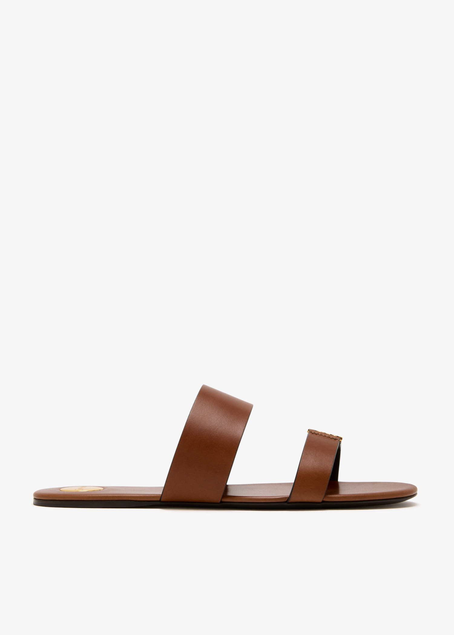 Babylone leather slides, Brown
Babylone leather slides, Brown