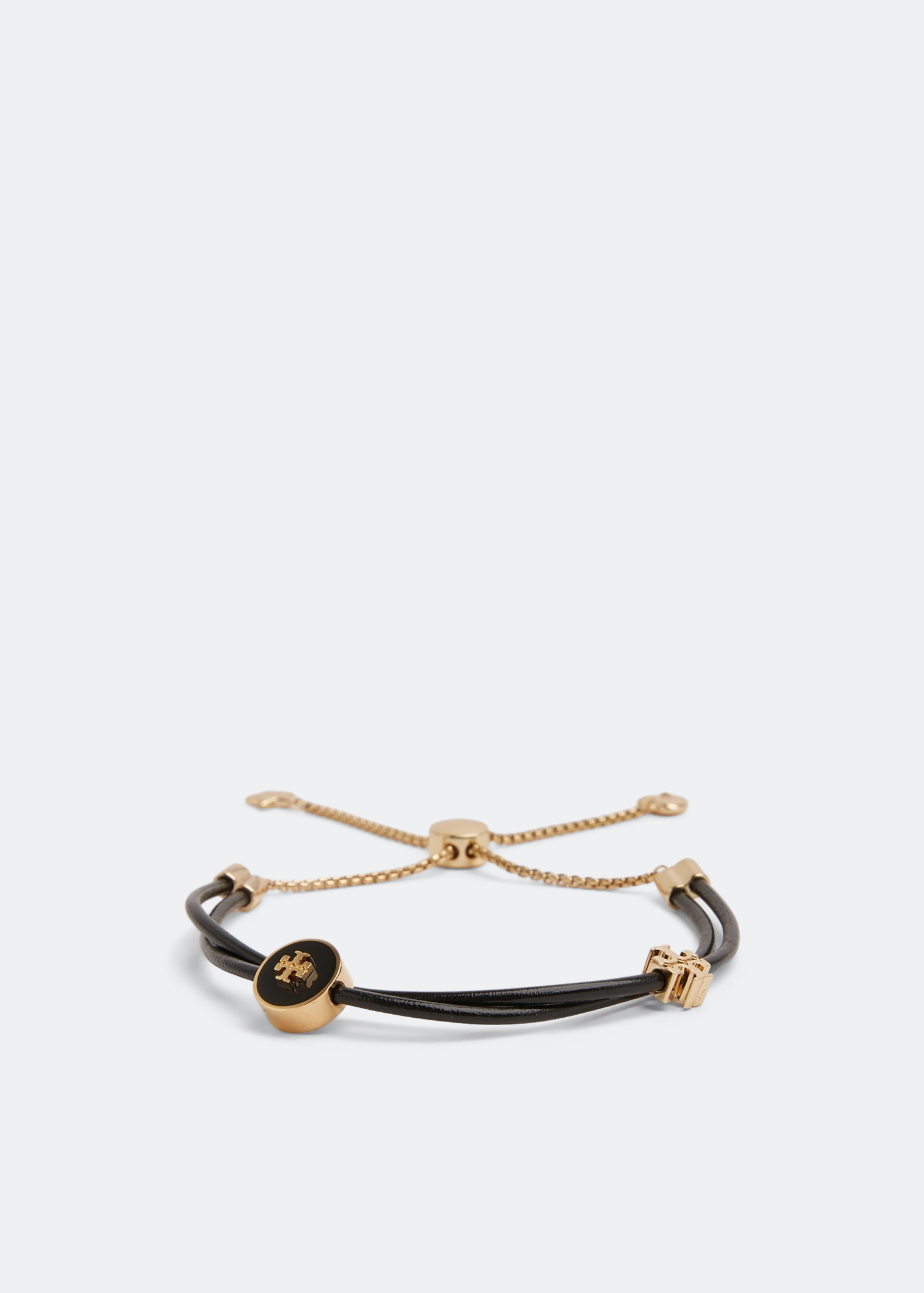 Kira enamel slider bracelet, Black