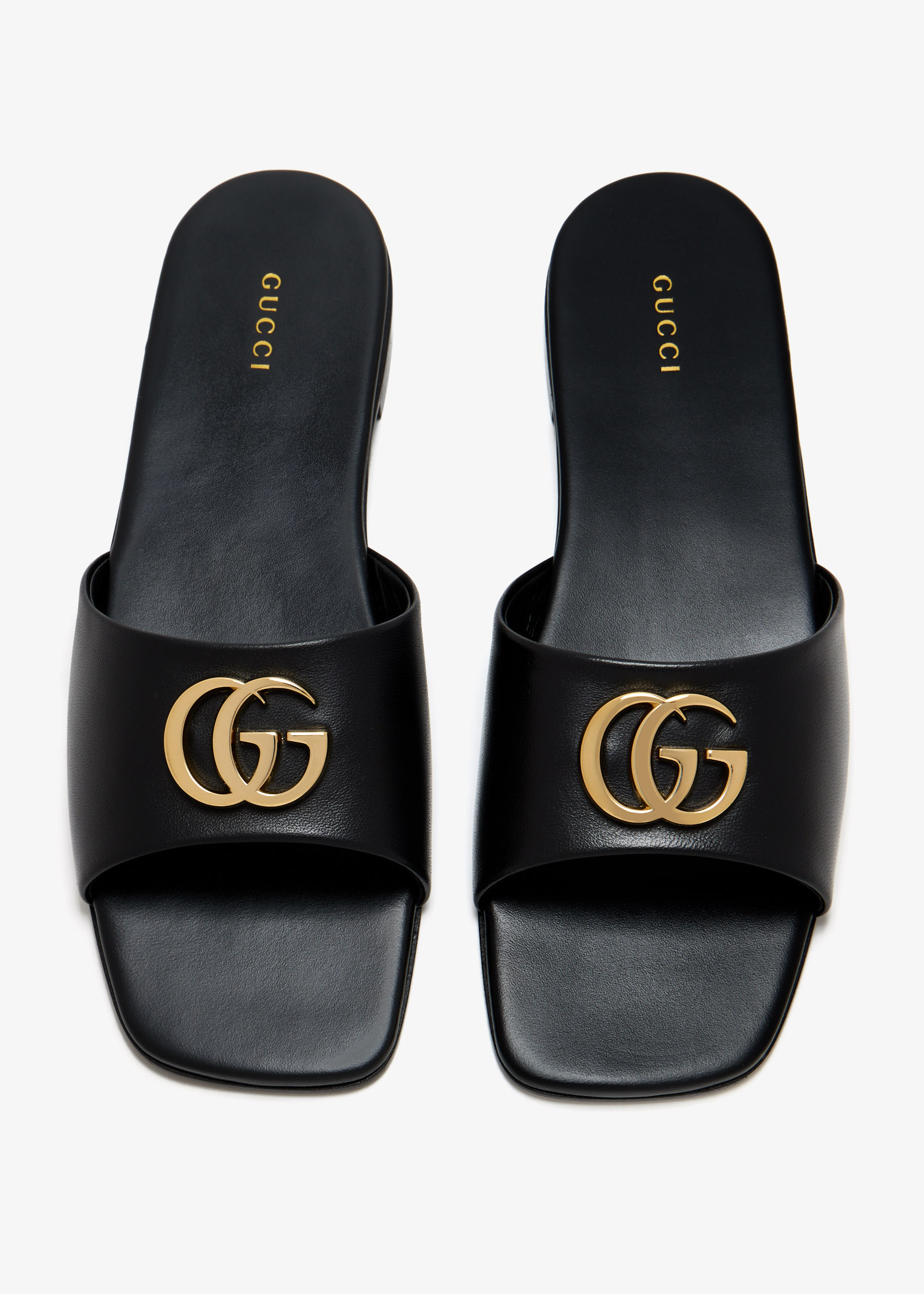 Double G slide sandals, Black
Double G slide sandals, Black