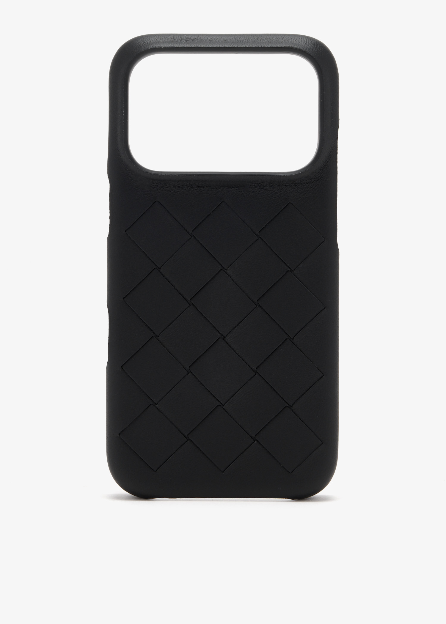 Intrecciato iPhone 17 Pro case, Black
Intrecciato iPhone 17 Pro case, Black