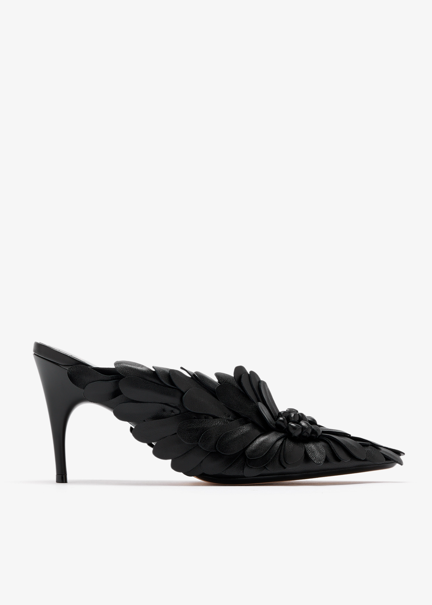 Duchesse Floral mules, Black
Duchesse Floral mules, Black