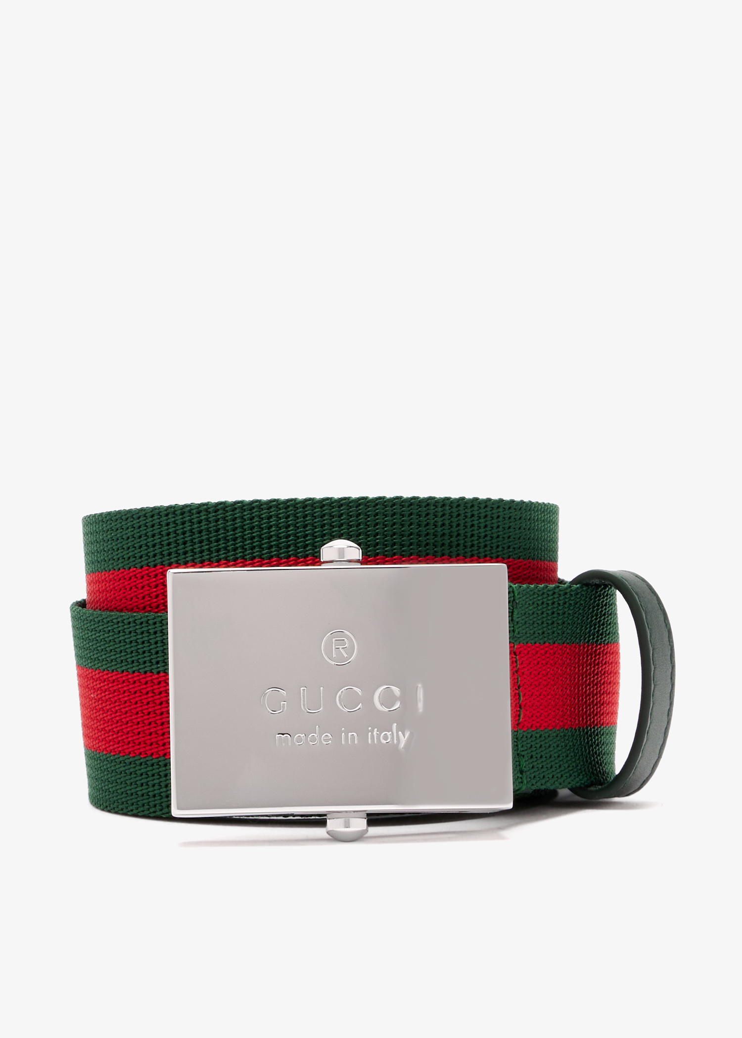 Rectangular buckle Web belt, Multicolored
Rectangular buckle Web belt, Multicolored