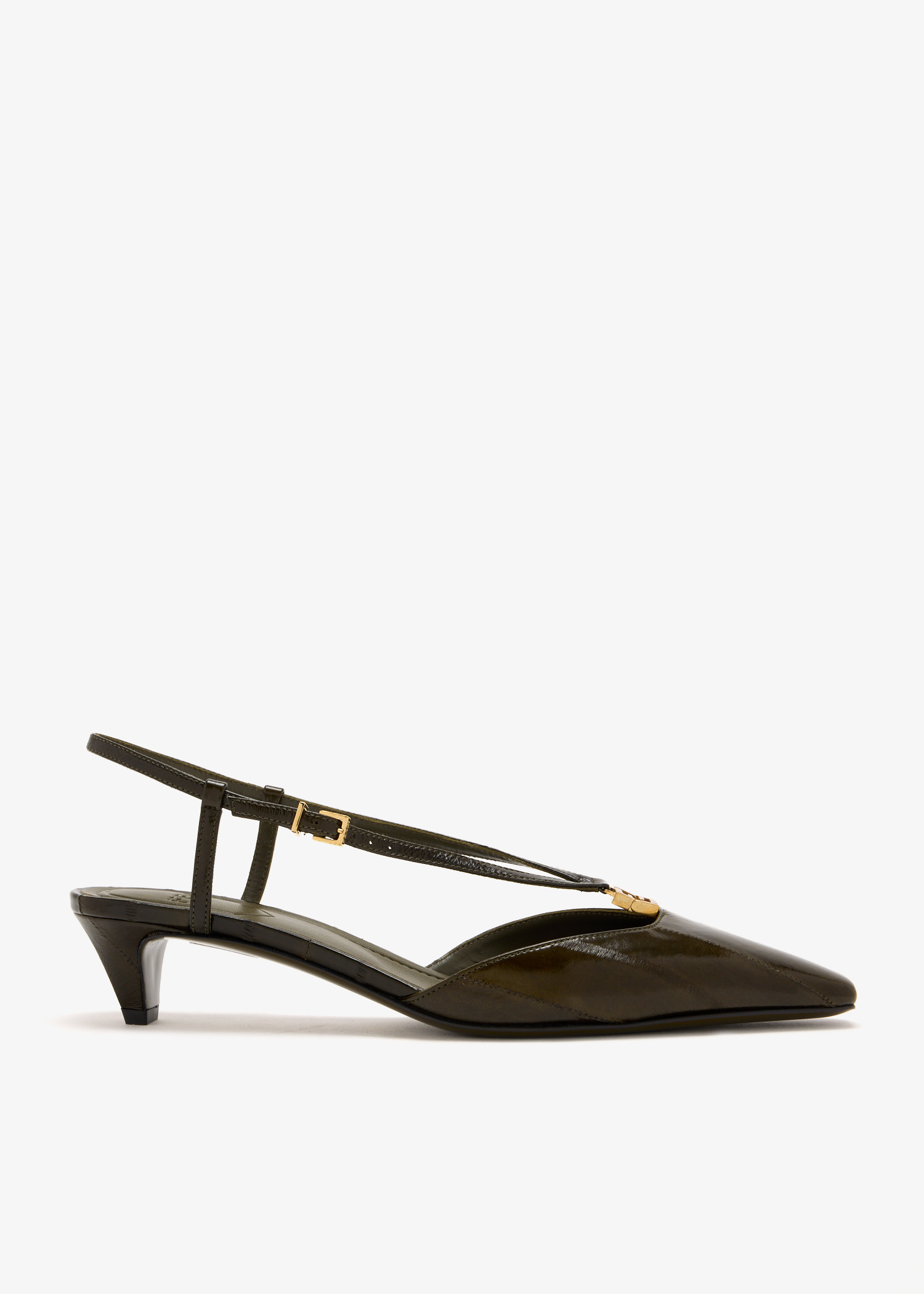 FFold slingback pumps, Khaki
FFold slingback pumps, Khaki