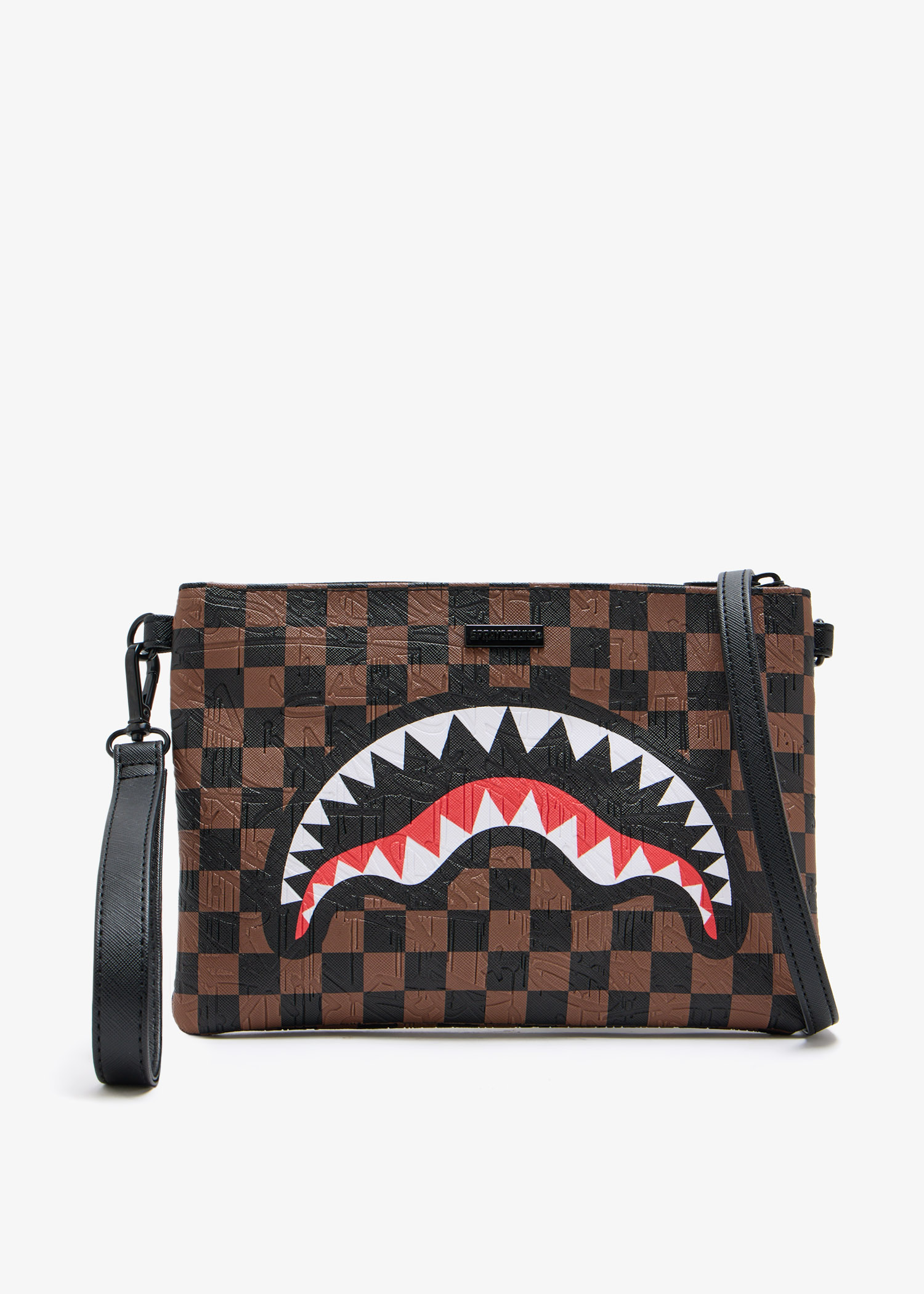 Check embossed crossover clutch, Printed
Check embossed crossover clutch, Printed