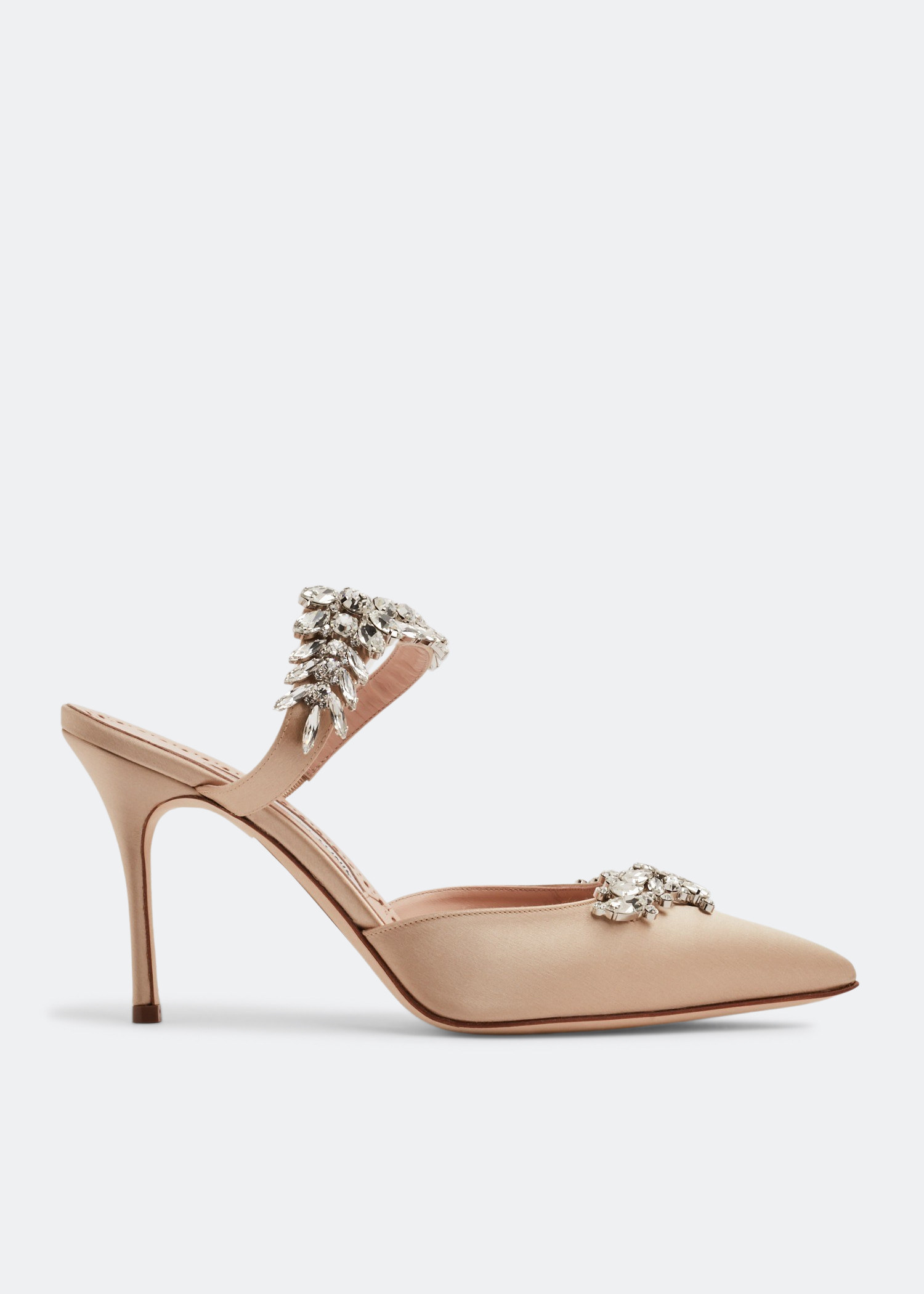 Lurum satin mules, Beige
Lurum satin mules, Beige