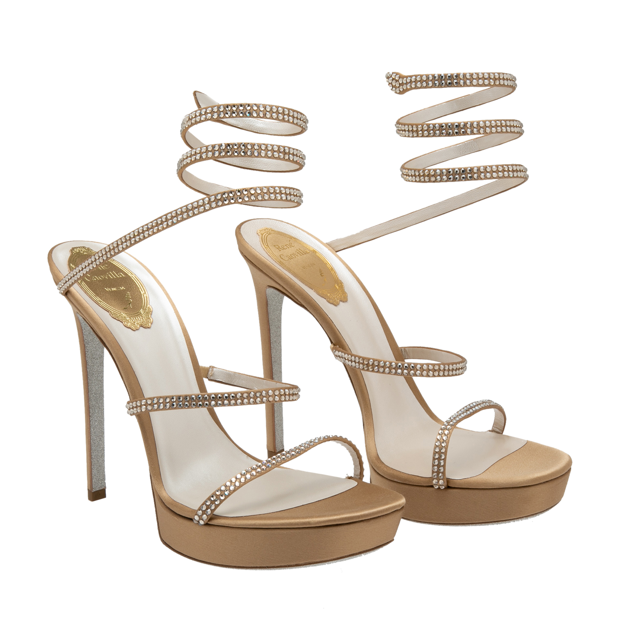 Cleopatra sandals, Gold