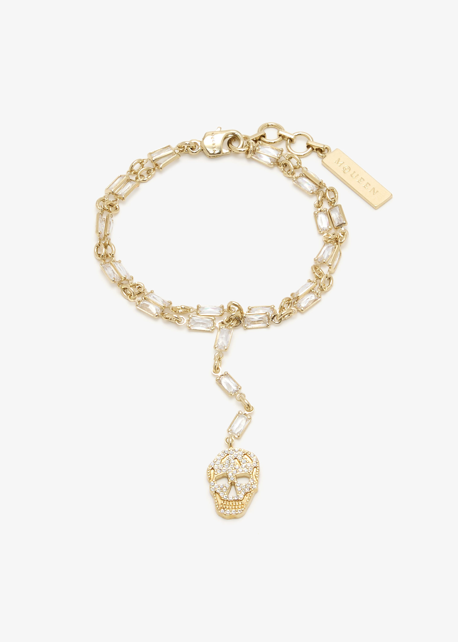 Pavé Skull bracelet, Gold
Pavé Skull bracelet, Gold
