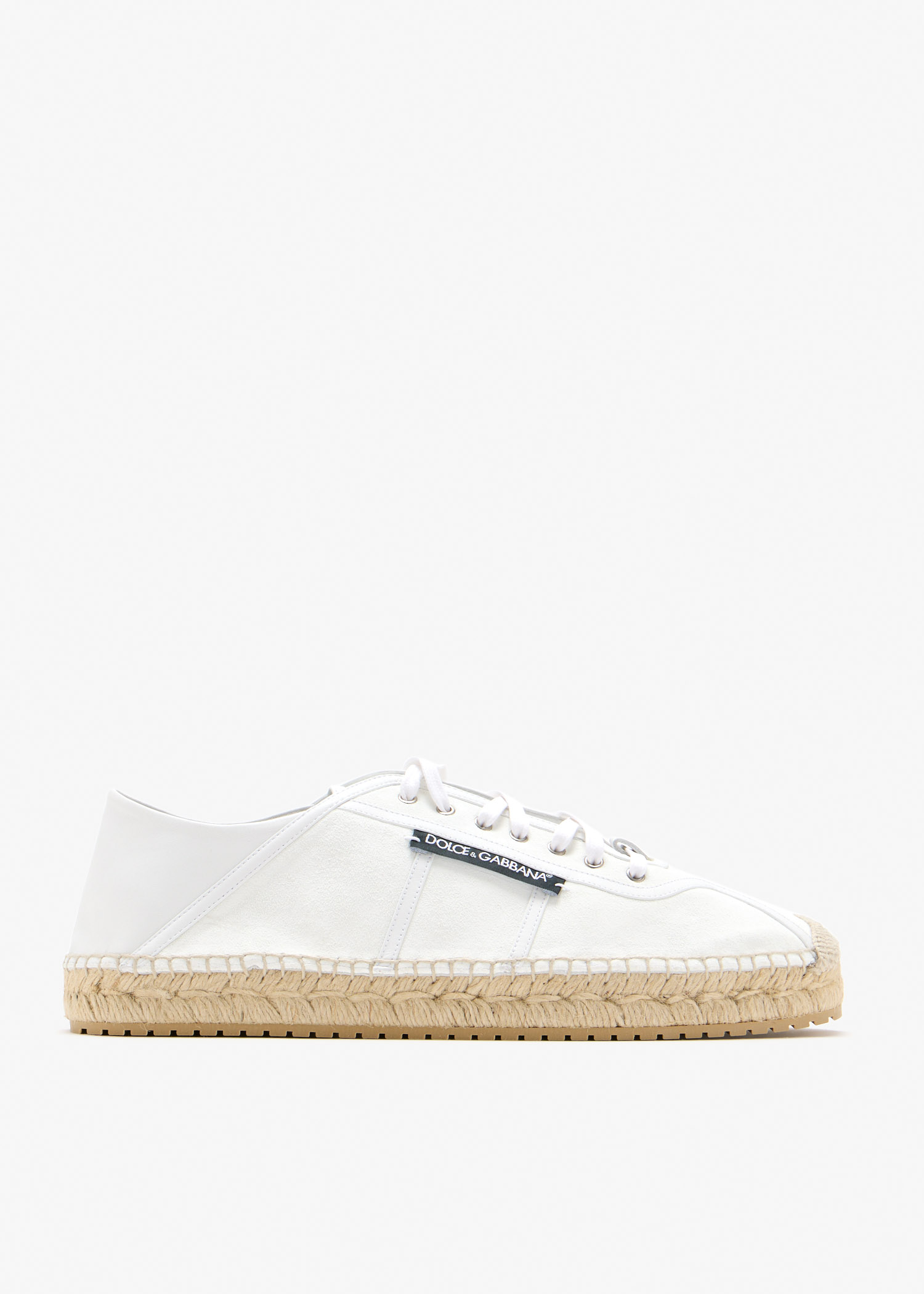 Split lambskin sneakers, White
Split lambskin sneakers, White