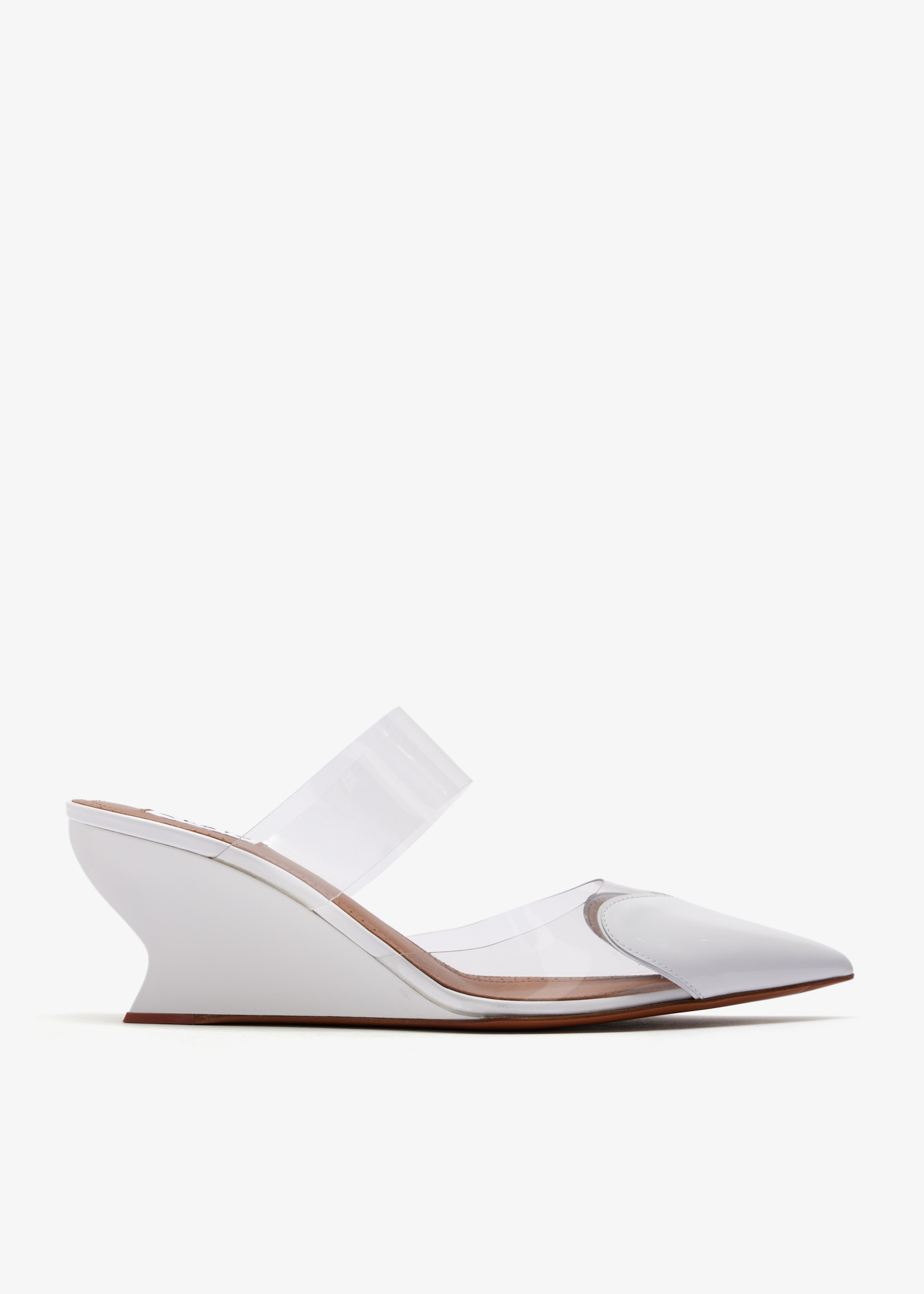 Le Cœur wedge mules, White
Le Cœur wedge mules, White