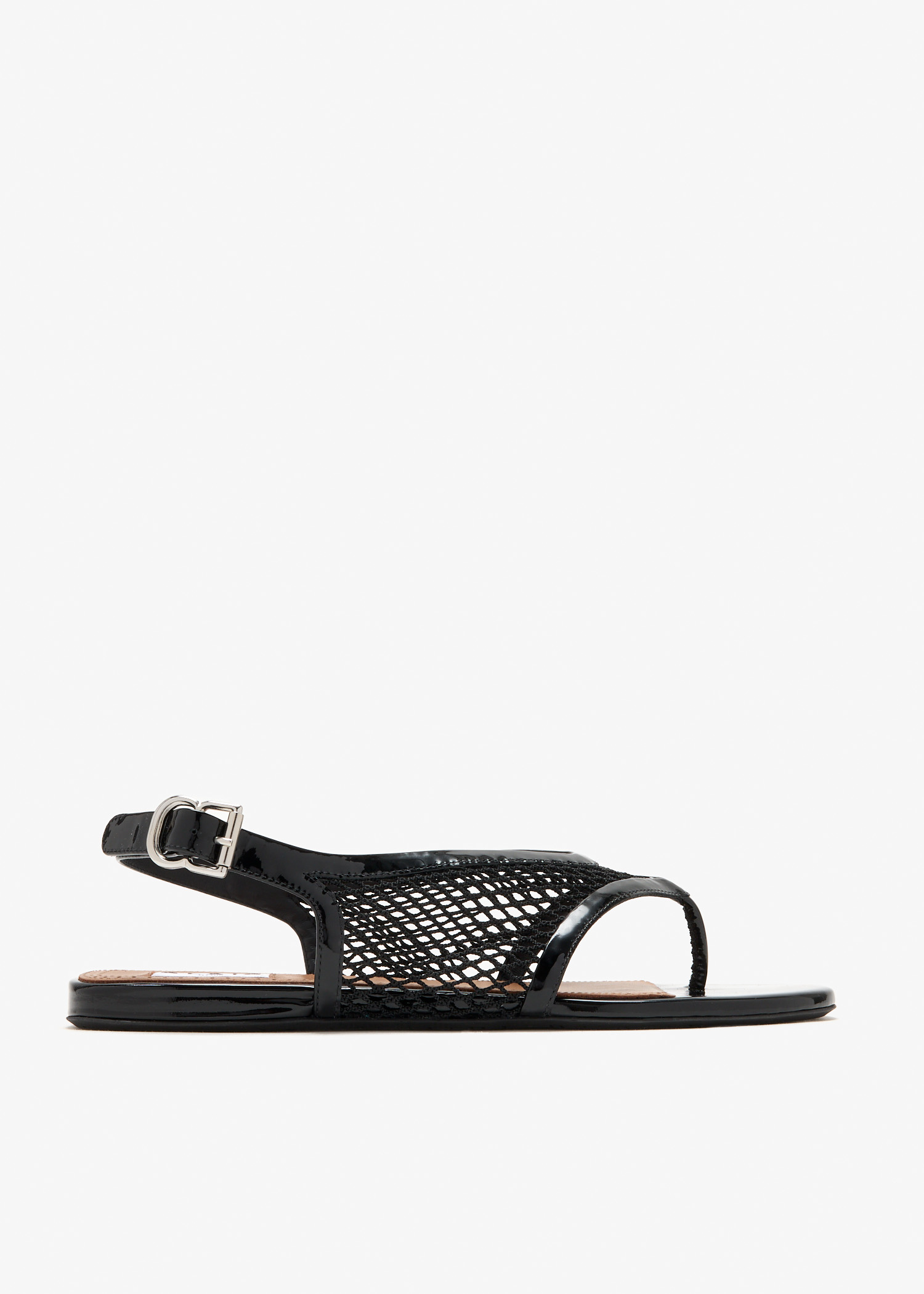 Fishnet thong sandals, Black
Fishnet thong sandals, Black