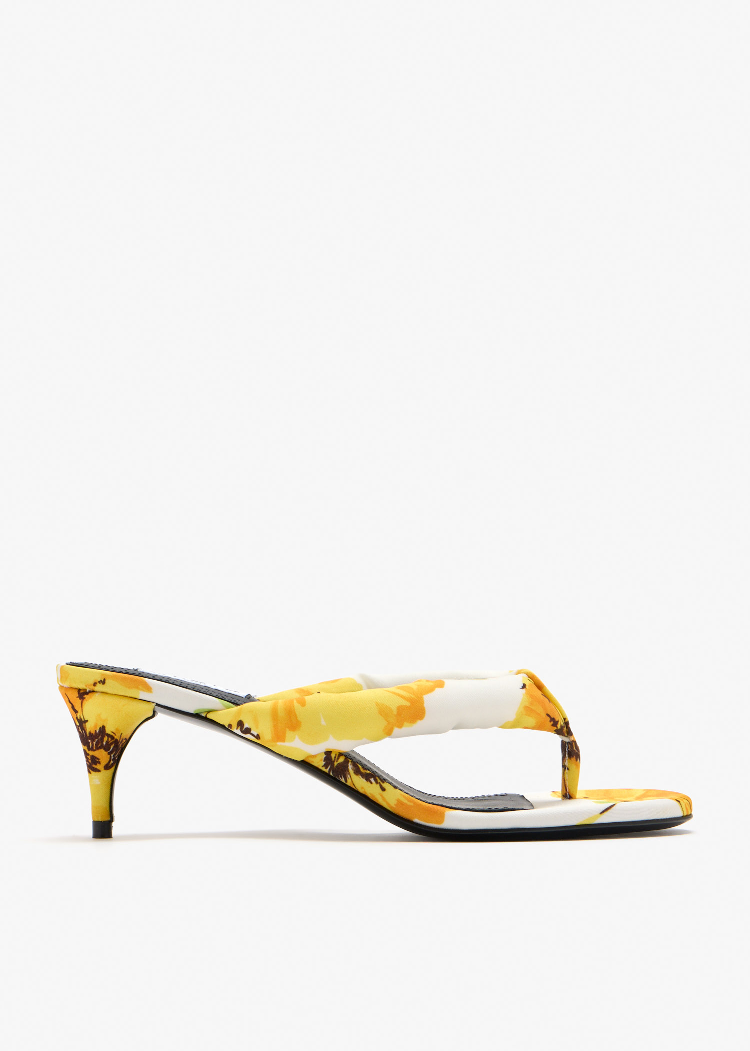 Flower print heel thong mules, Printed
Flower print heel thong mules, Printed