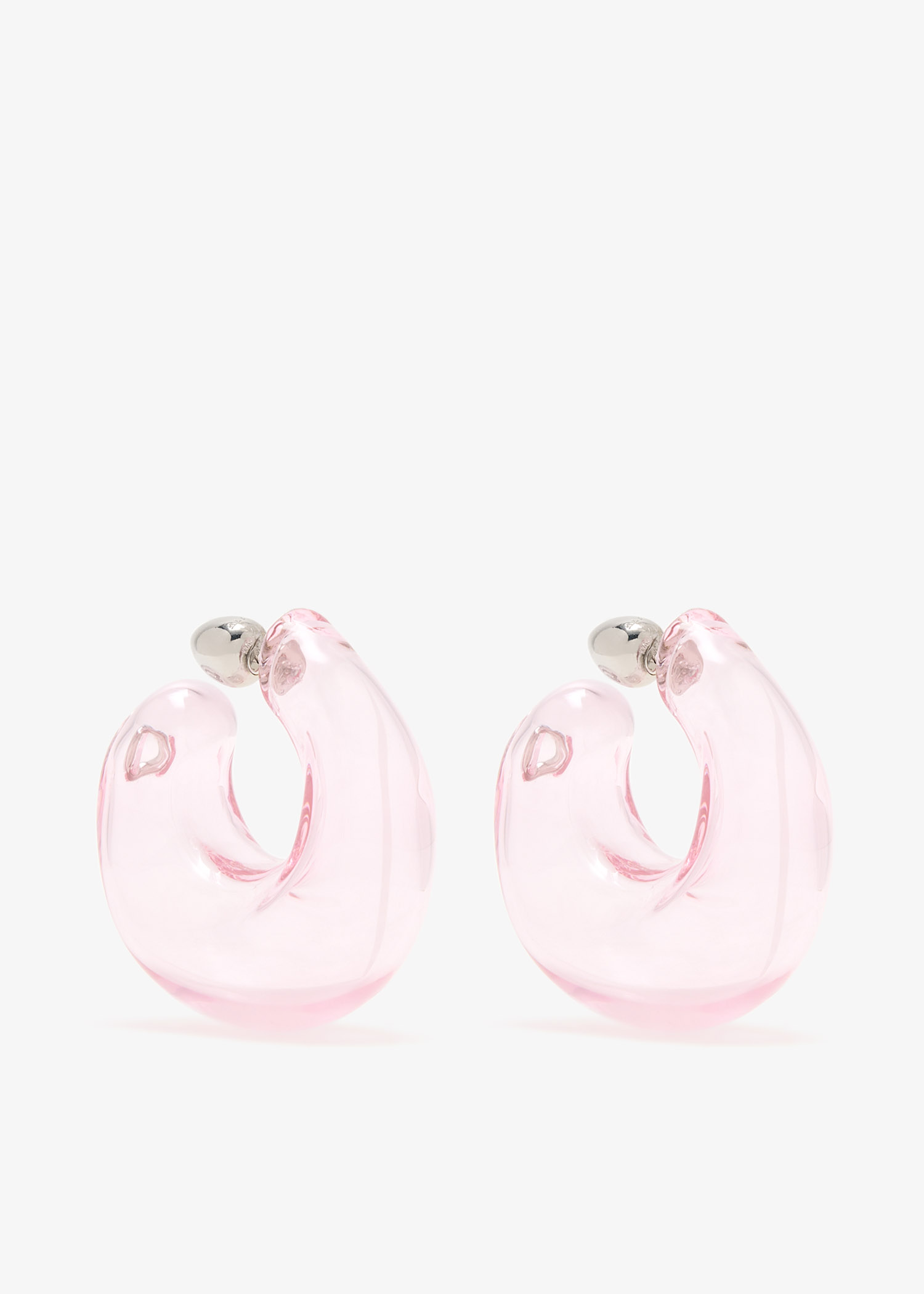 Bubble hoop earrings, Pink
Bubble hoop earrings, Pink
