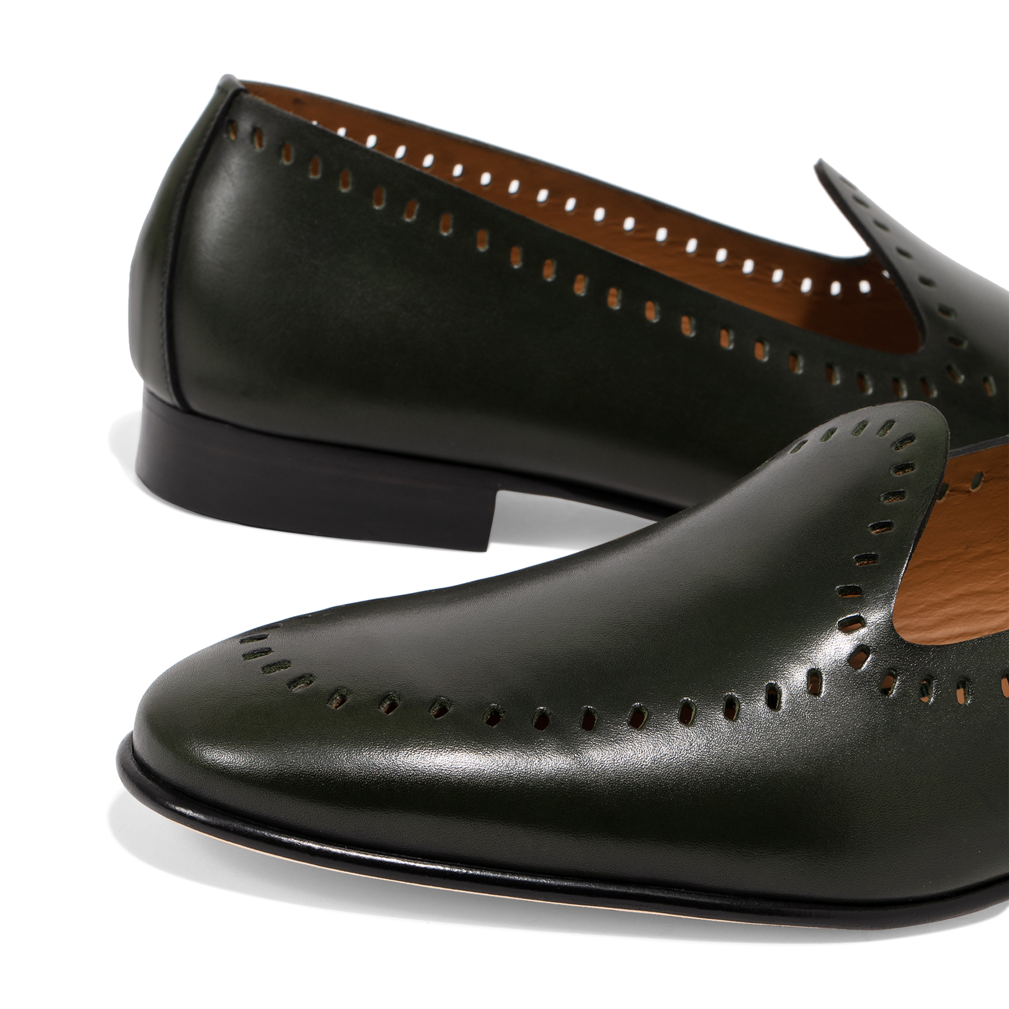 Hamptons loafers, Green