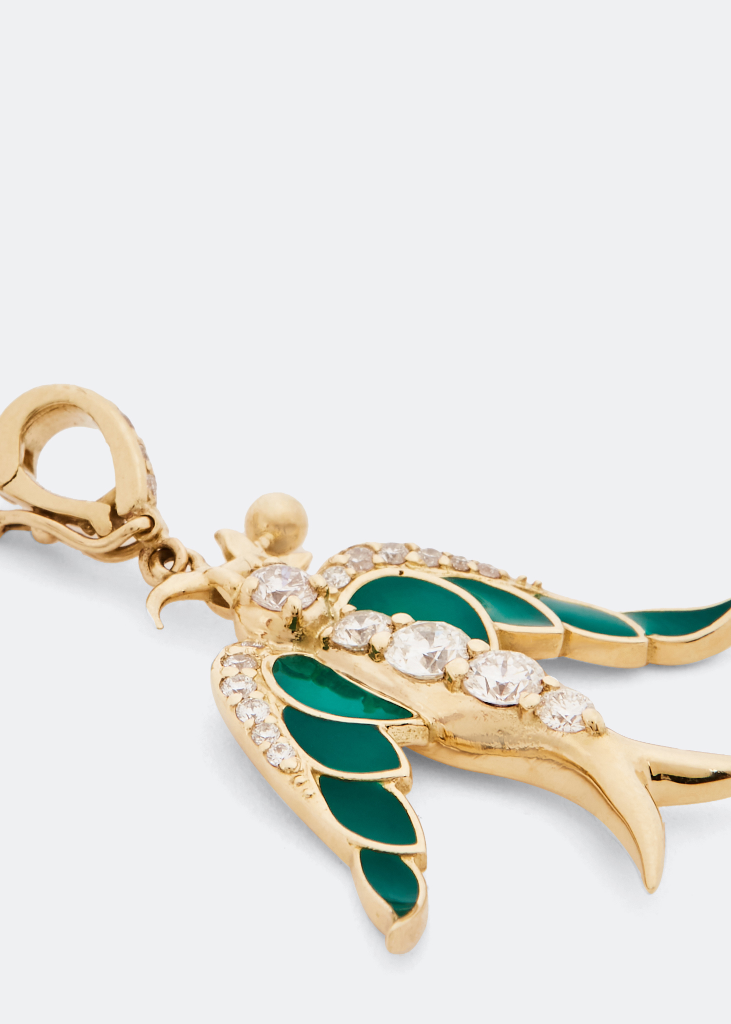 Alicia Bird pendant, Gold