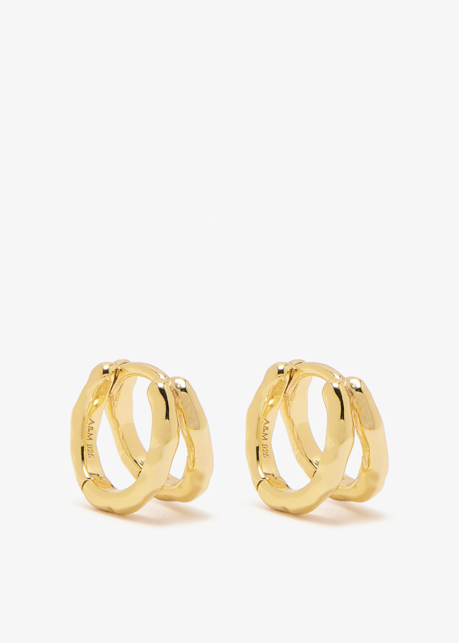 Molten Textured Illusion huggies, Gold
Molten Textured Illusion huggies, Gold