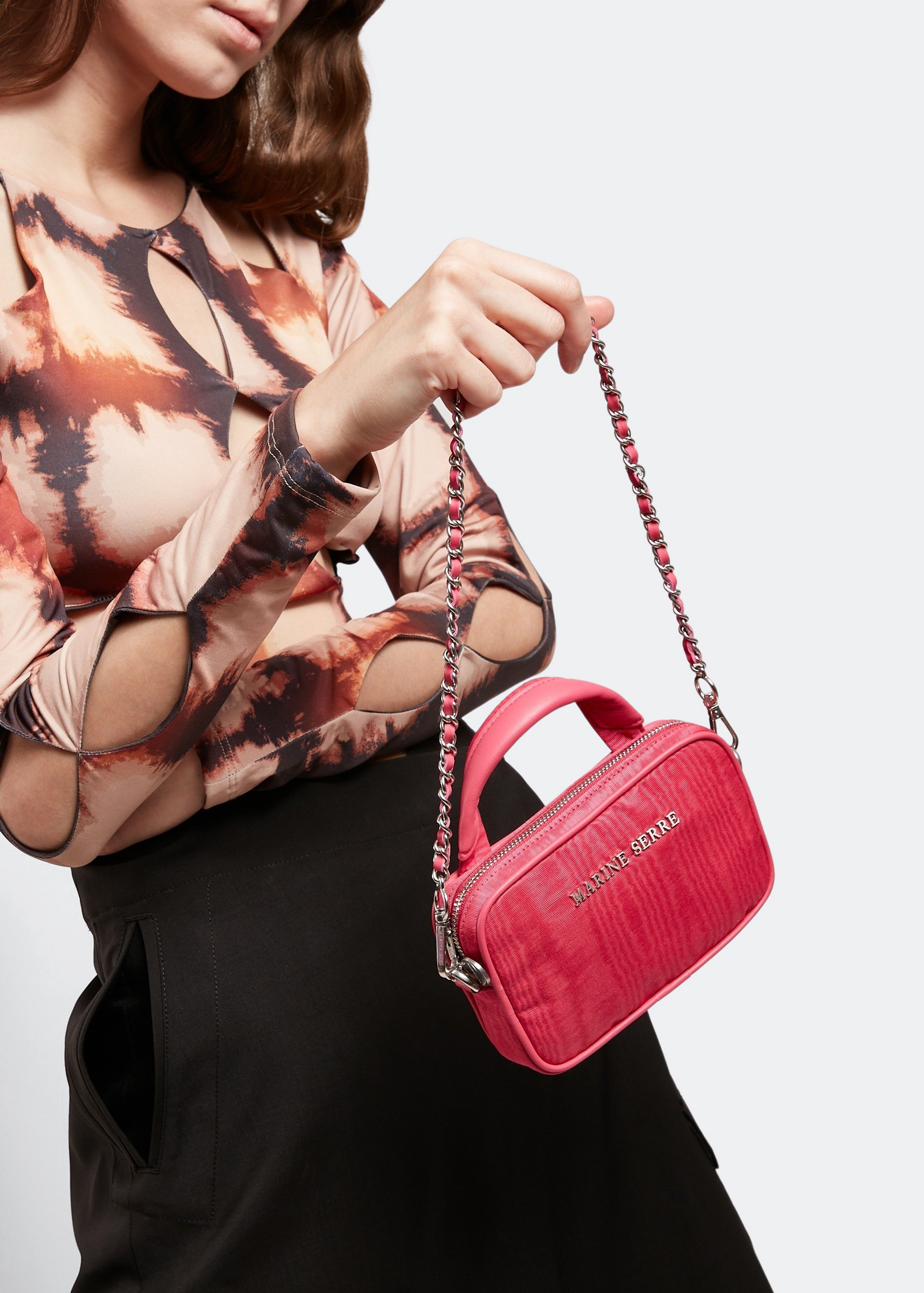 Mini Madame moire bag, Pink