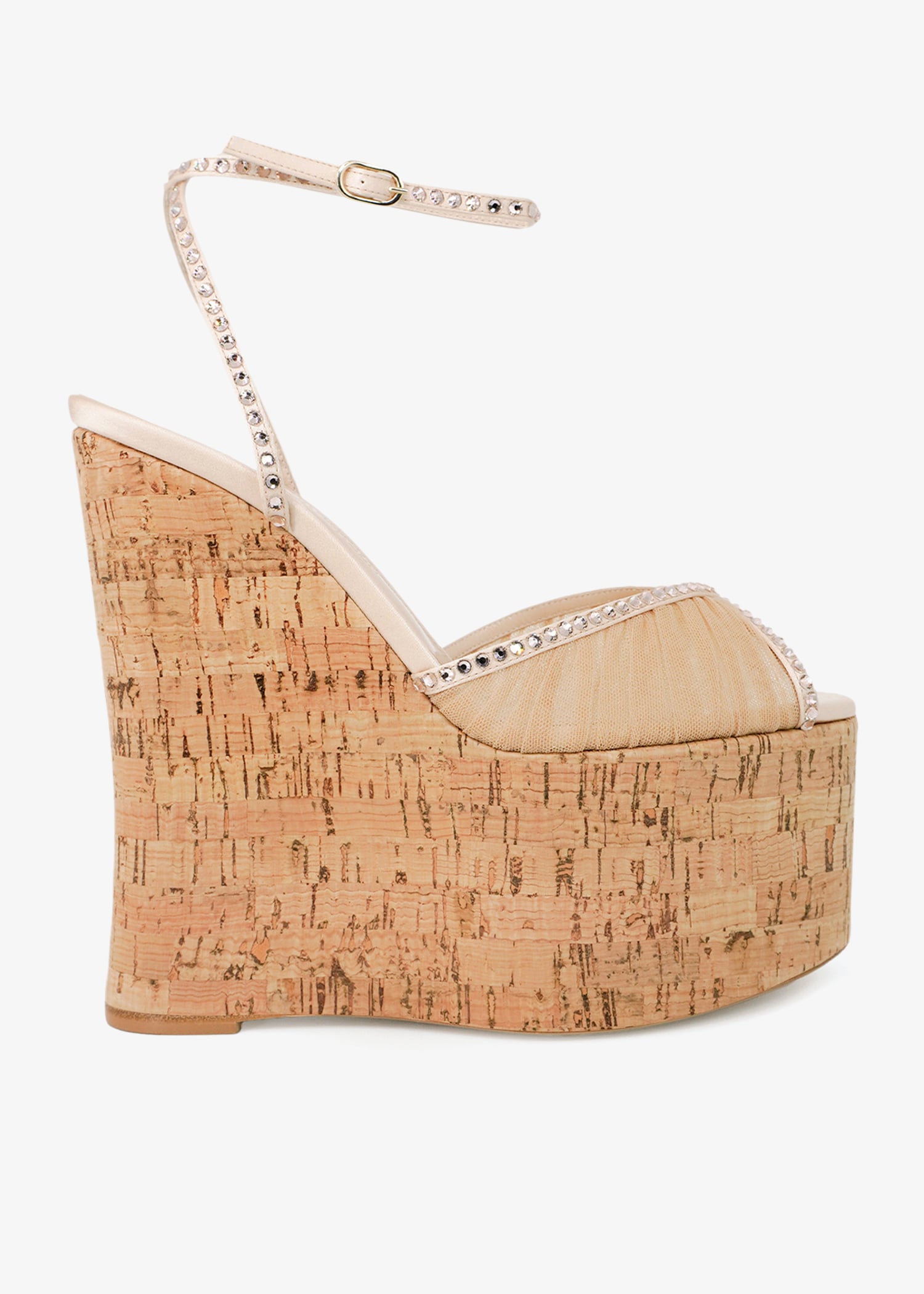Bardot 150 wedge sandals, Beige
Bardot 150 wedge sandals, Beige