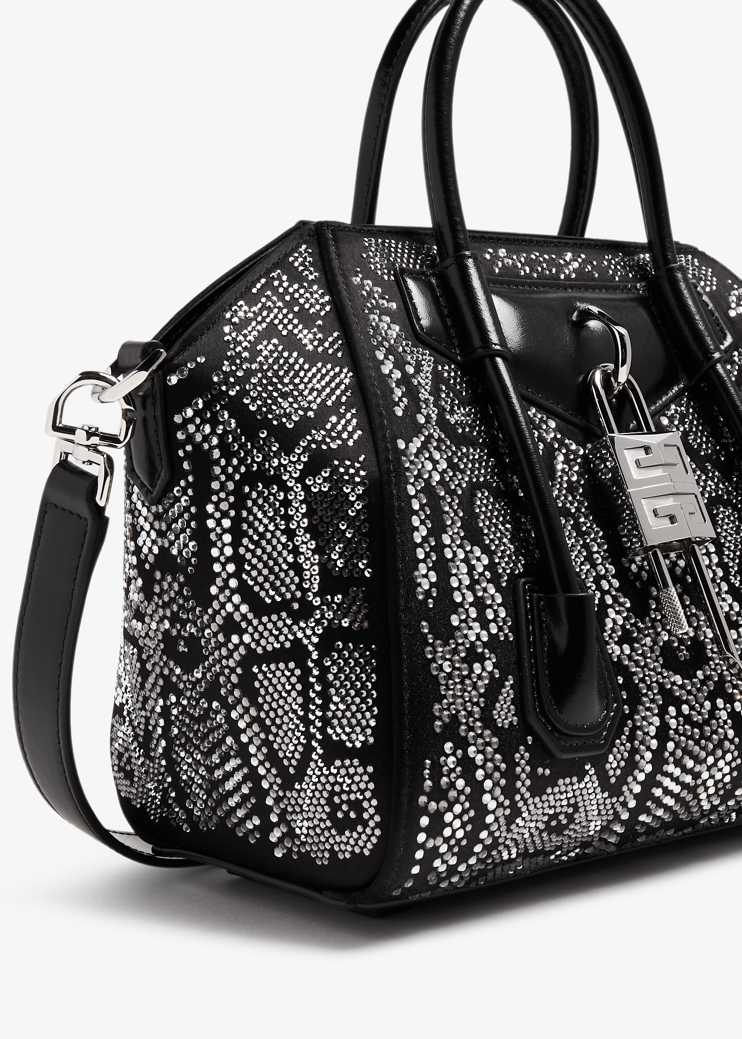 Antigona Lock mini bag, Black
