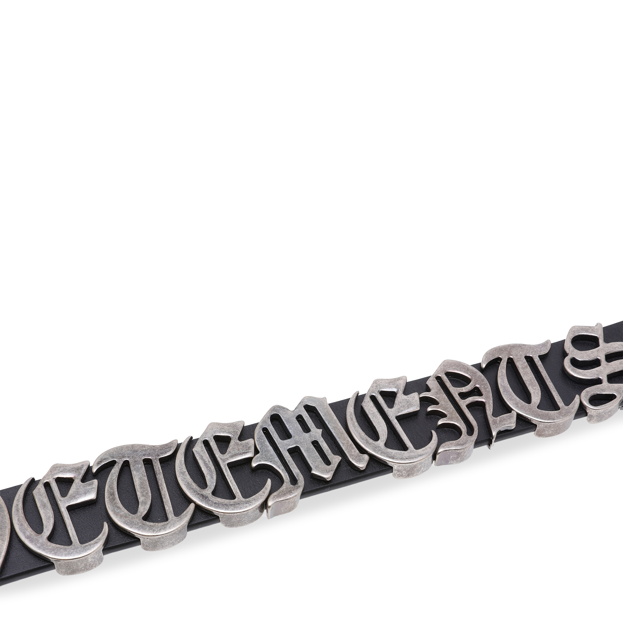 Gothic leather belt, Black