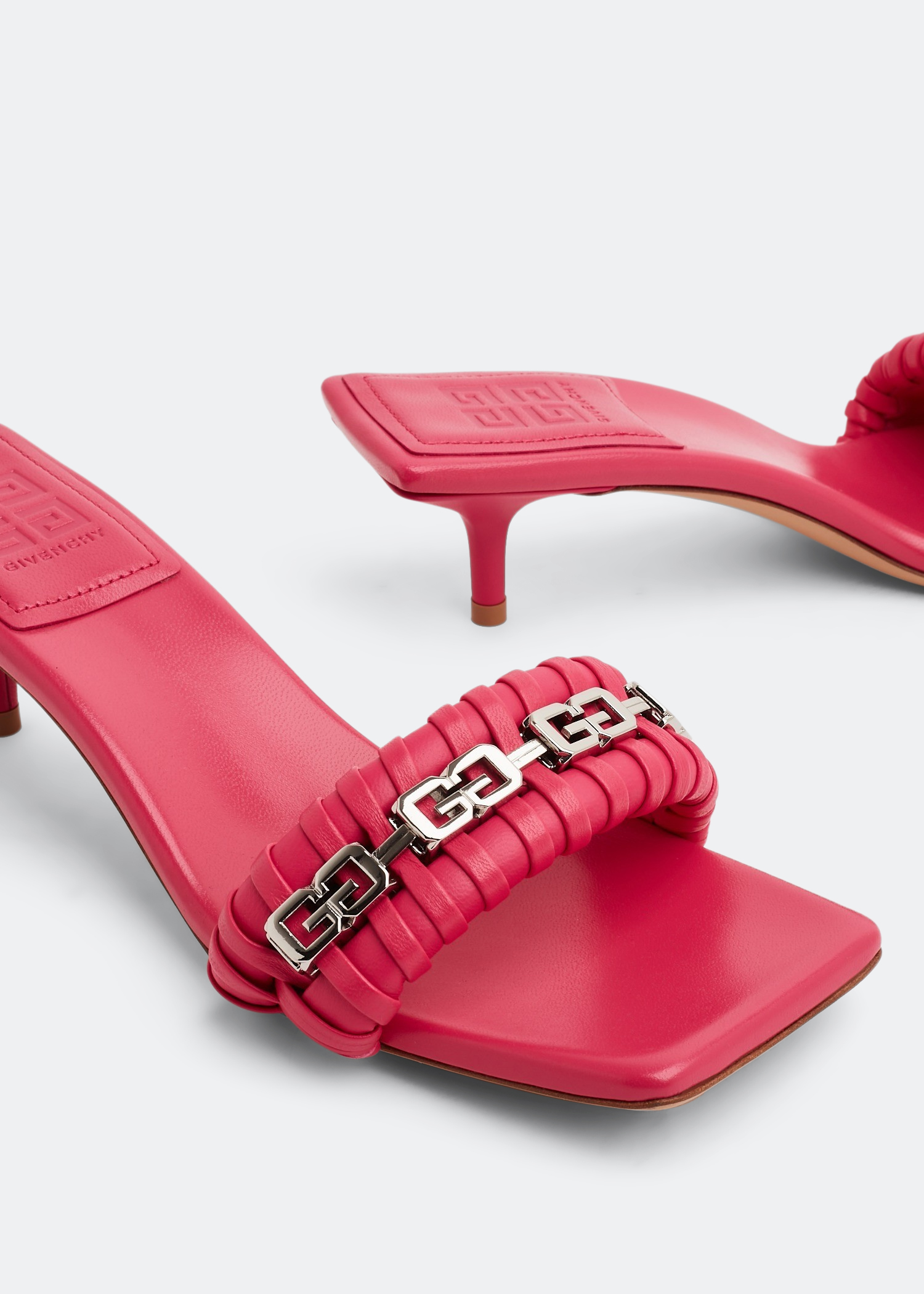 G woven sandals, Pink