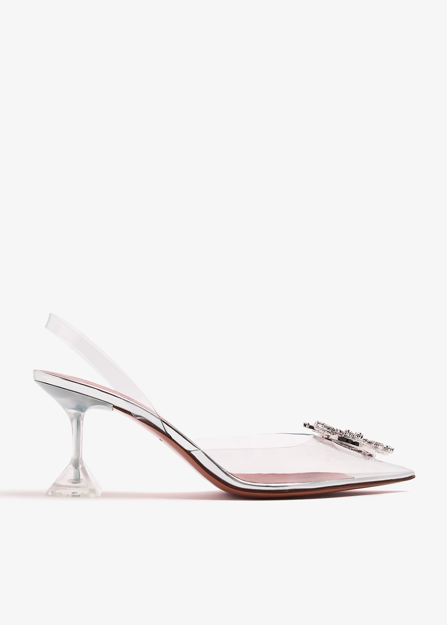 Begum glass sling pumps, Neutral
Begum glass sling pumps, Neutral