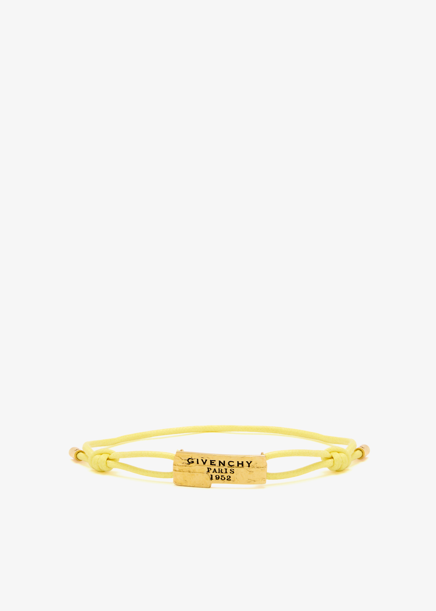 Tape cord bracelet, Yellow
Tape cord bracelet, Yellow