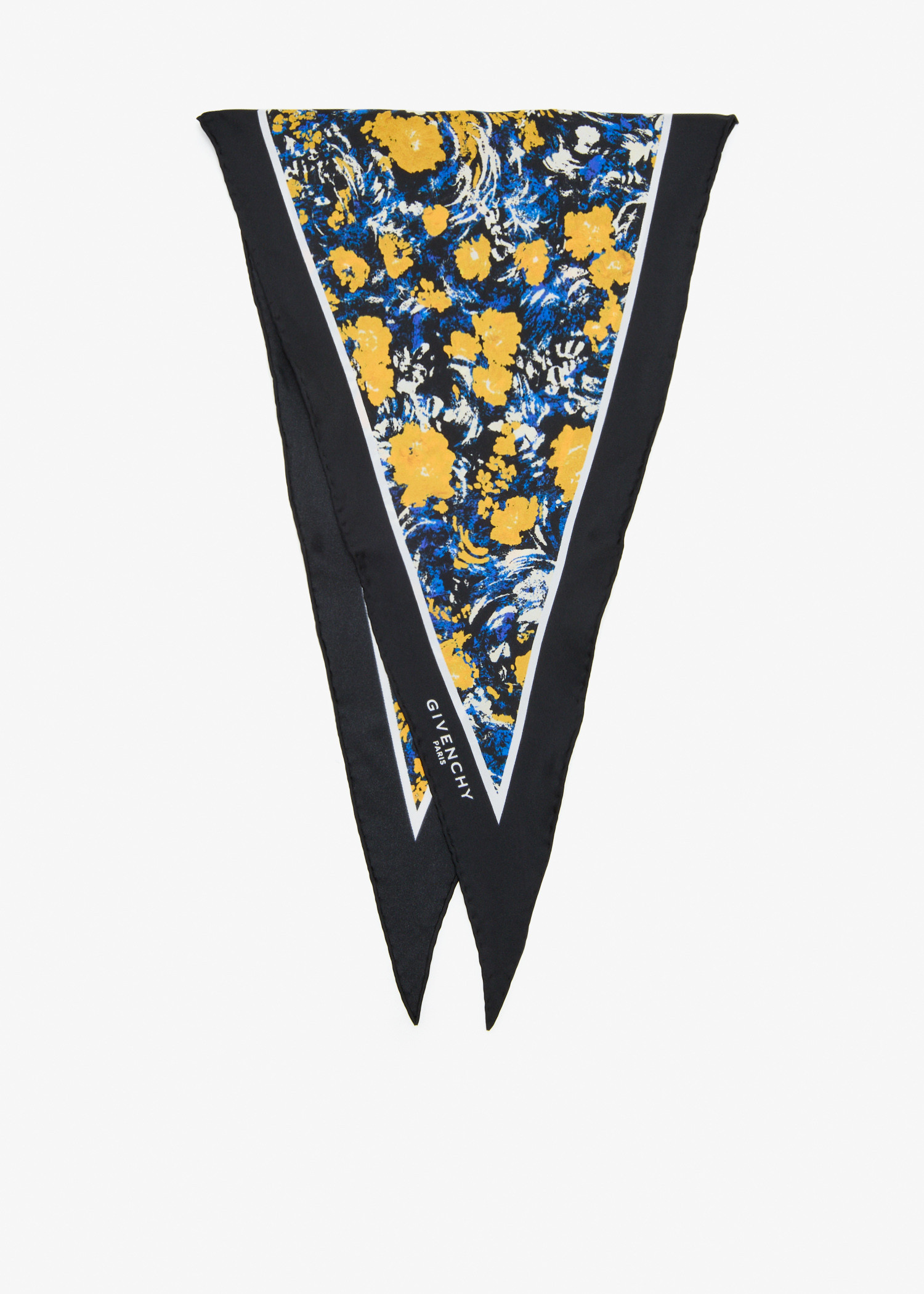 Floral print losange scarf, Printed
Floral print losange scarf, Printed