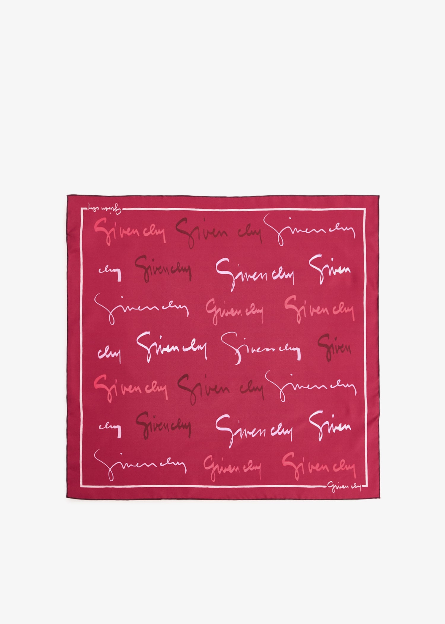 Logo signature square scarf, Pink
Logo signature square scarf, Pink