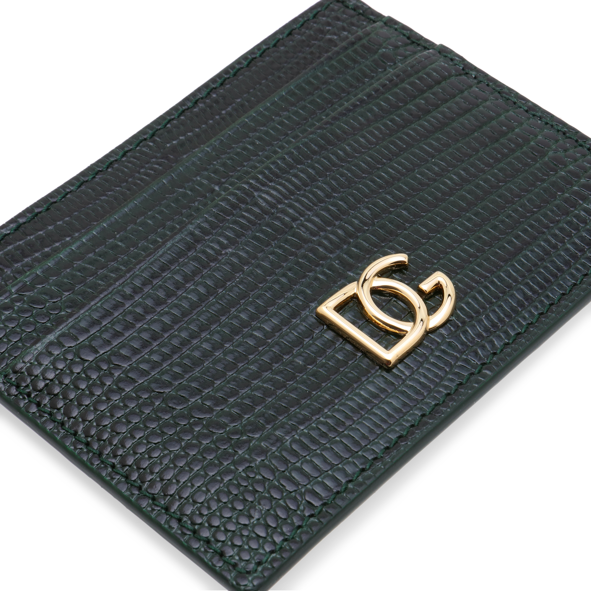 Leather cardholder, Green