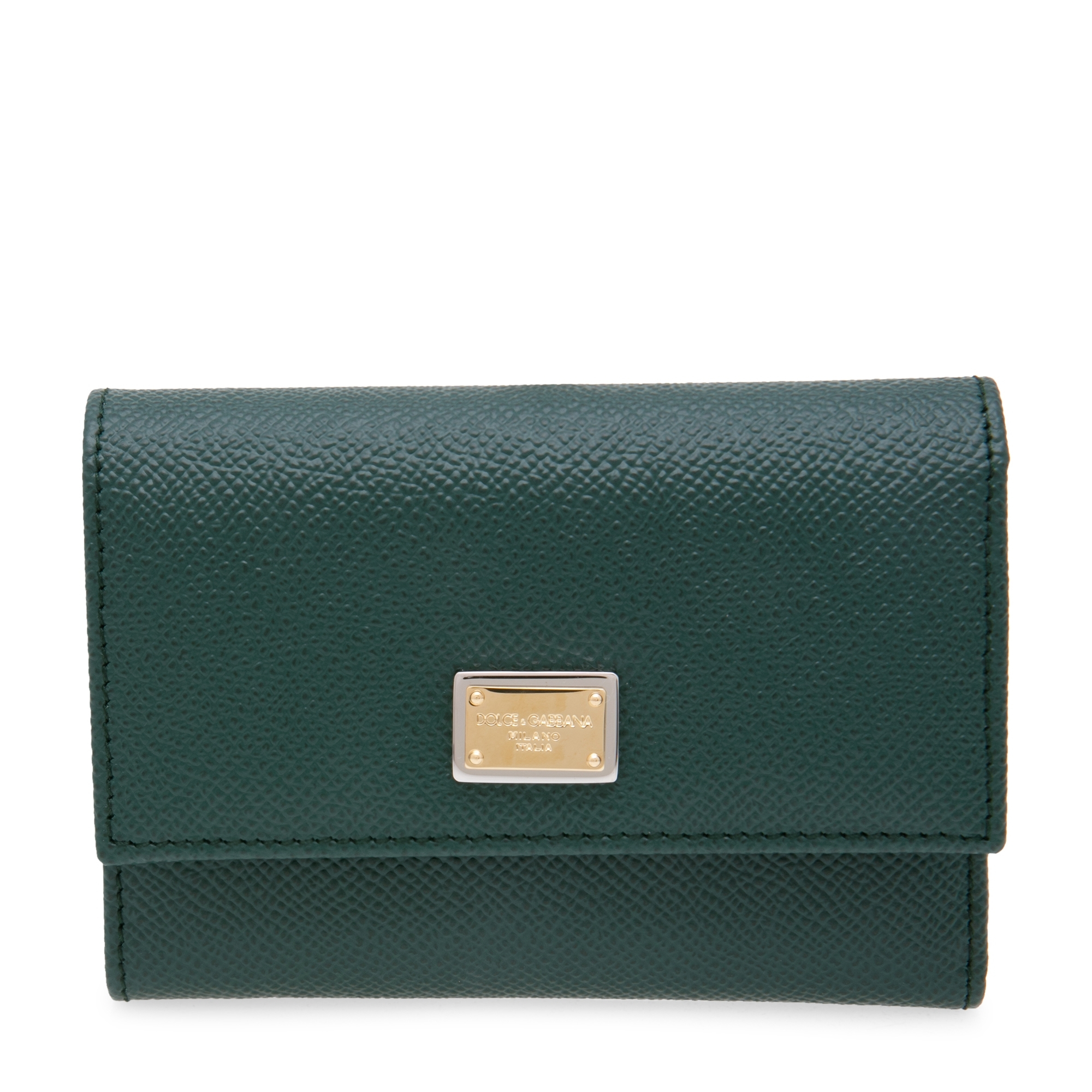 French Flap leather wallet, Multi-coloured