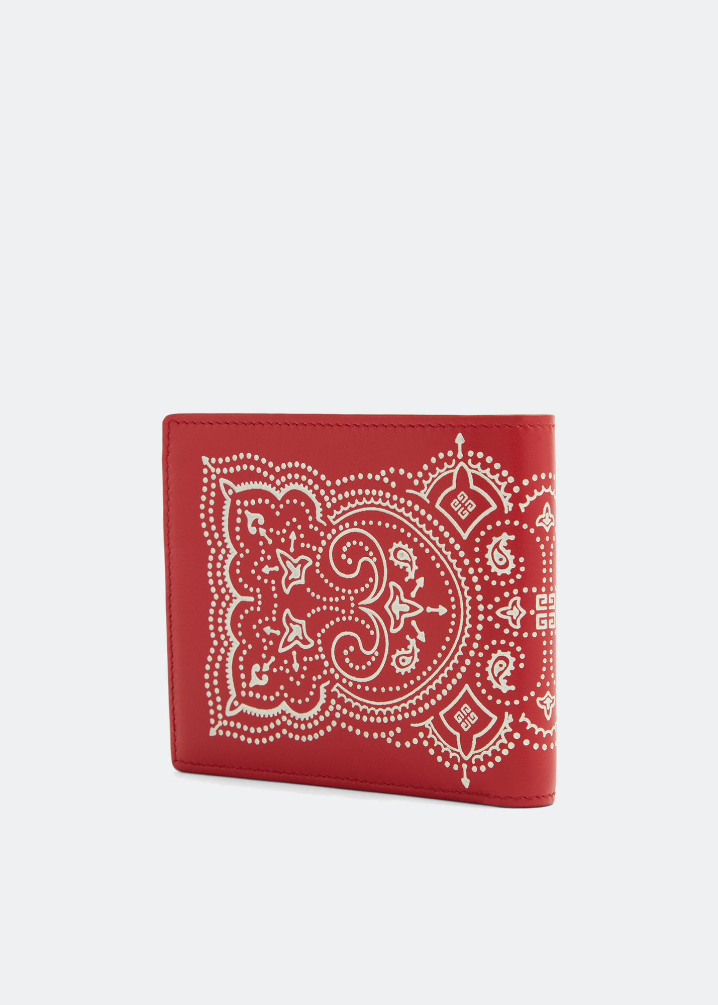 Bandana print wallet, Red