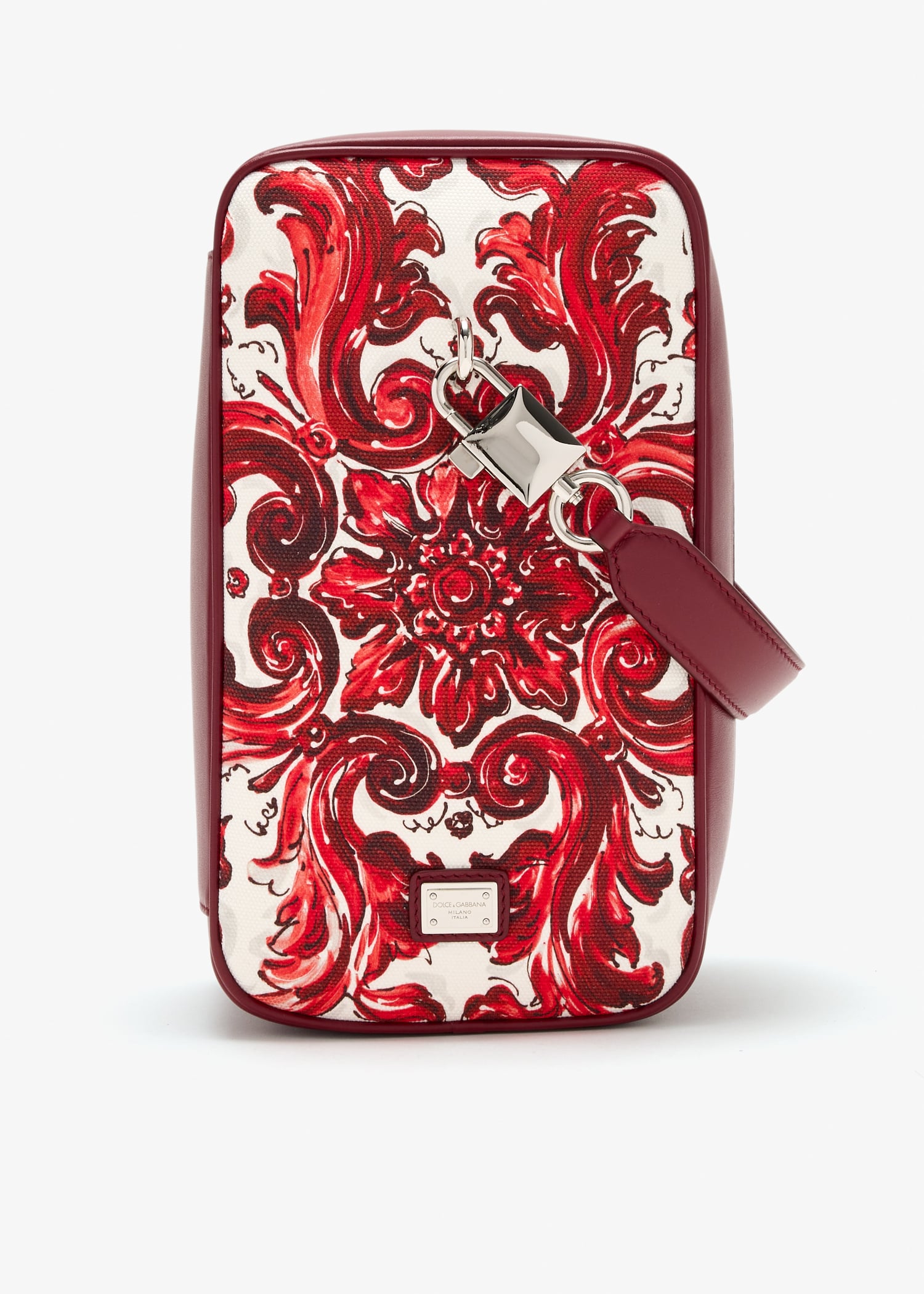 Majolica-print Lock handbag, Burgundy
Majolica-print Lock handbag, Burgundy