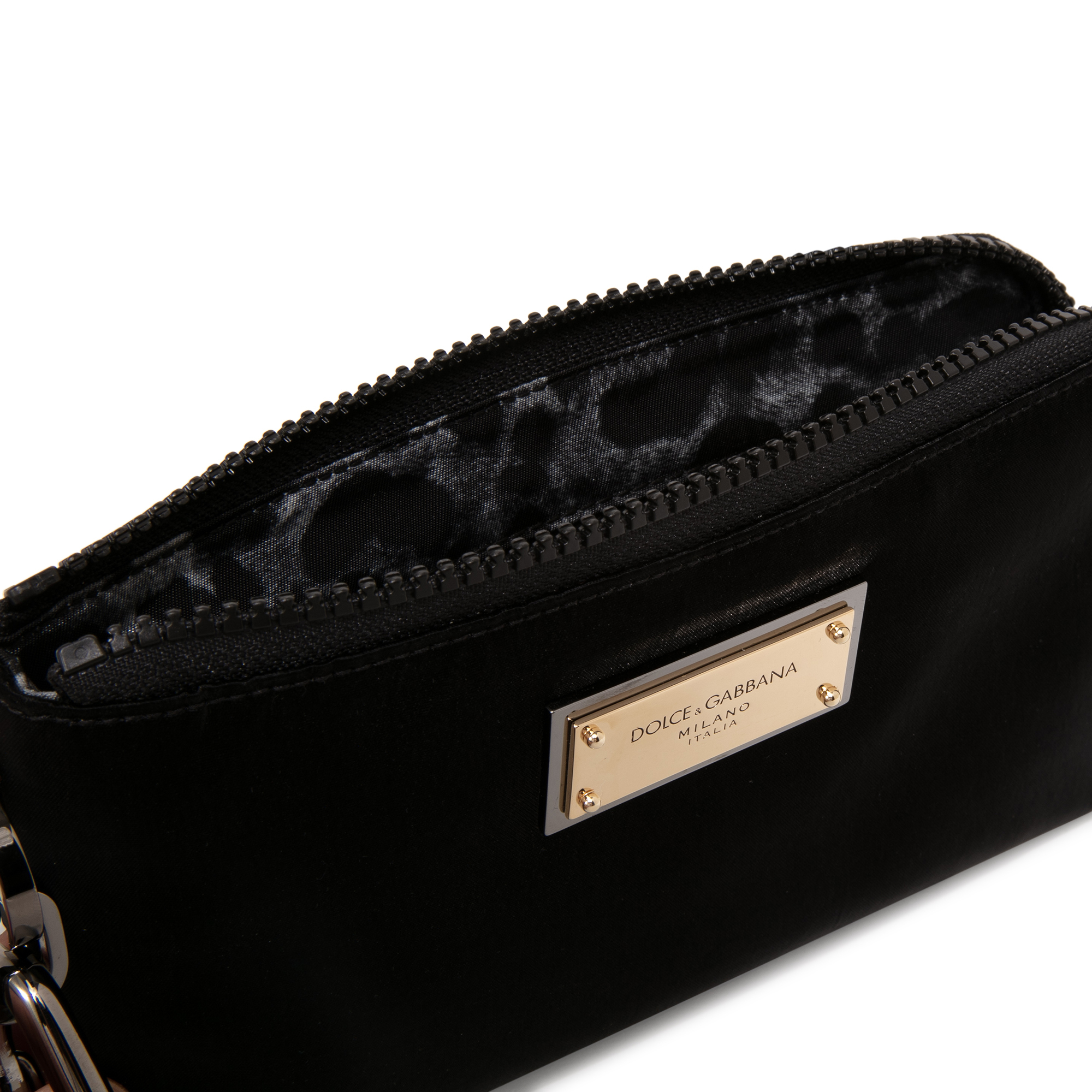 Nero Sicilia DNA Nylon Coin Pocket, Black