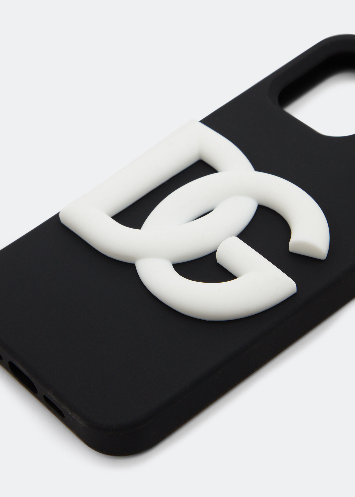 DG Logo iPhone 12 and 12 Pro cover, Black